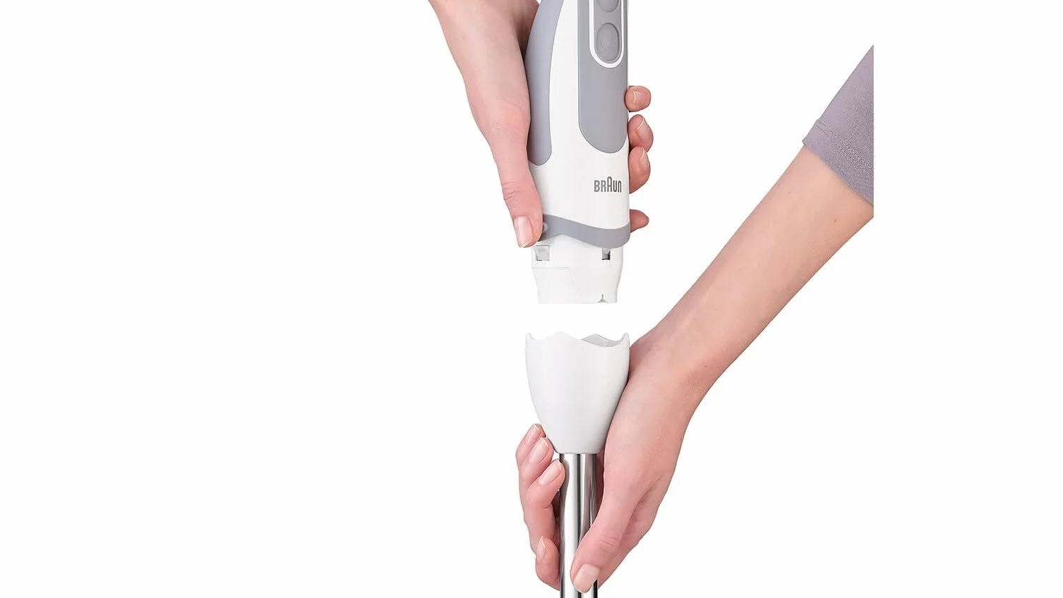 Braun Multiquick 5 Vario Blender Ręczny z Akcesoriami, Biały, 600 ml