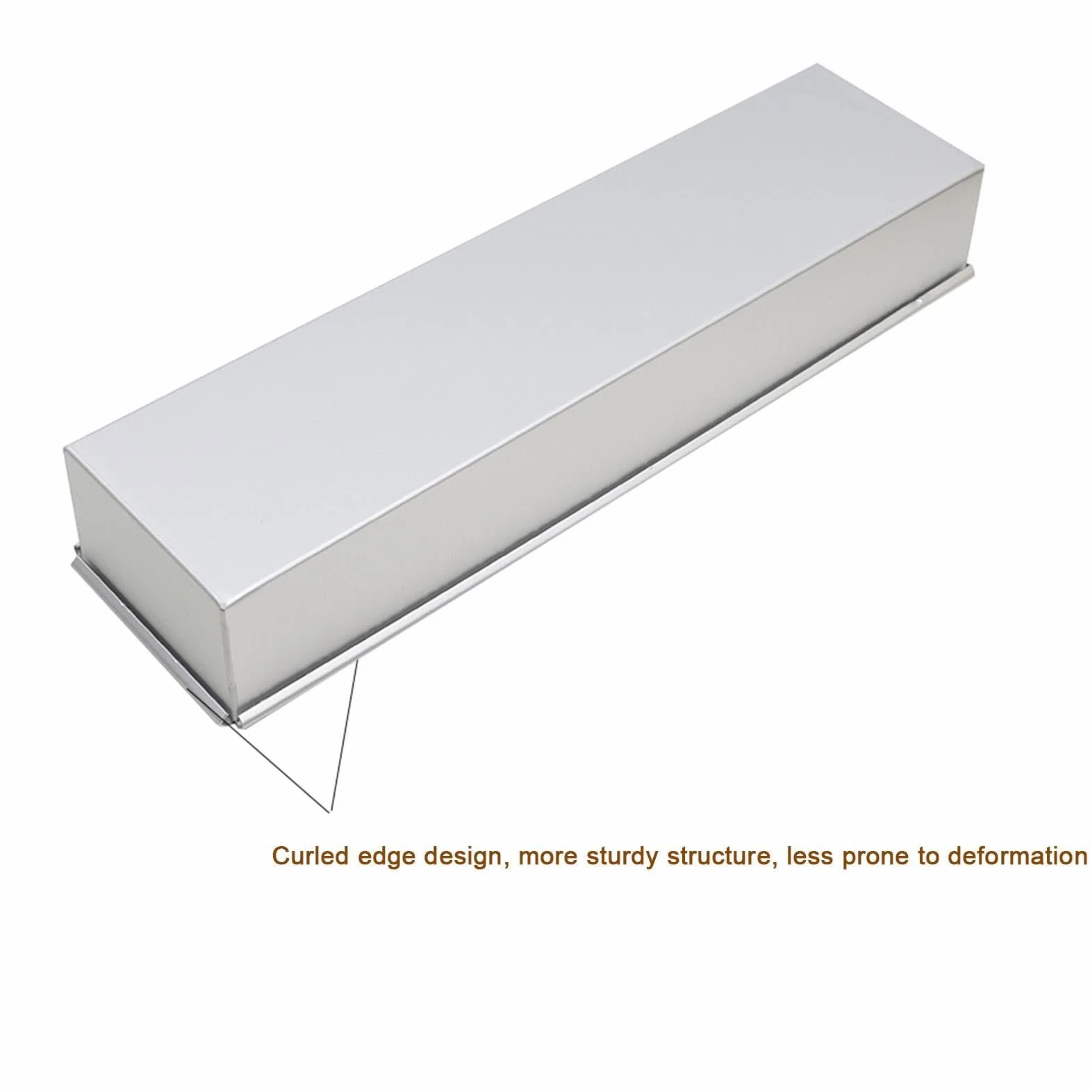Zestaw nieprzywierających form do ciasta - pogrubiony stop aluminium lody i szyfon forma do ciasta tosty chleb forma sernik naczynie do pieczenia 41,5 x 10 x 6 cm / 40 x 10 x 6 cm