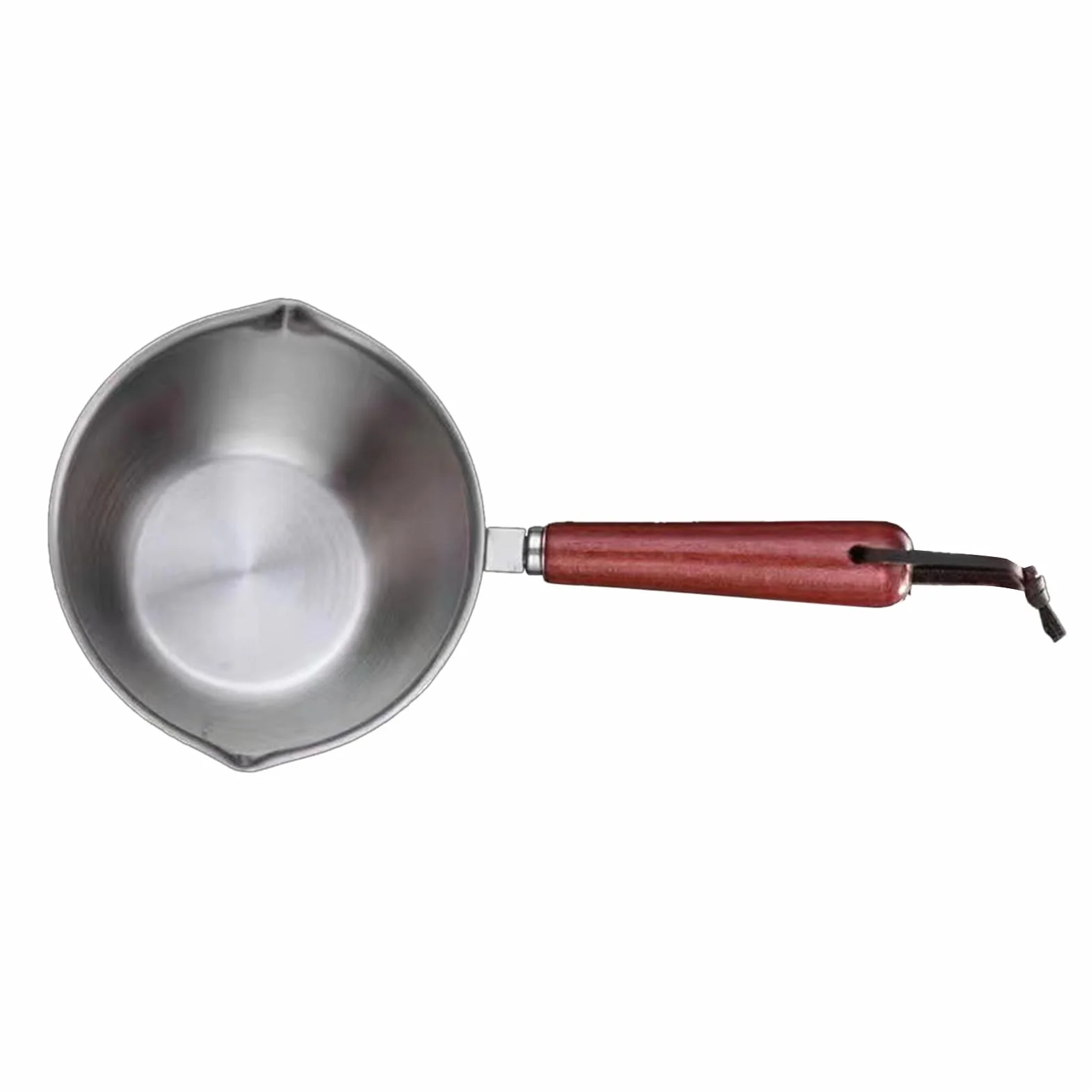 Garnek na Mleko, Mini Garnek Mini Garnek do Zupy ze Stali Nierdzewnej 304 Mała Patelnia na Sos 200 Ml Mini Garnek na Olej Mały Rondel z Podwójnymi Wylewkami do Sosu Mlecznego