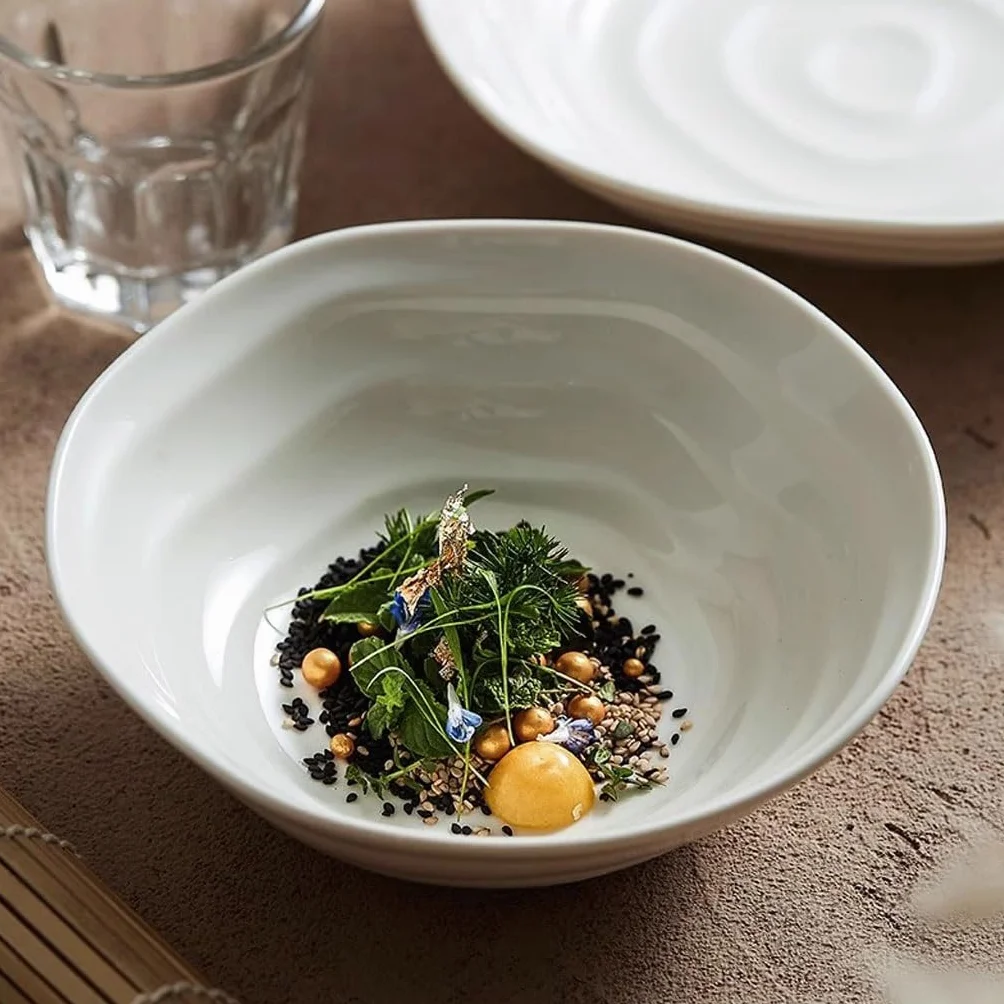 Miski na zupę, miska na warzywa, ceramiczna sałatka owocowa do domu, miska na deser restauracja miski na kolację(B)