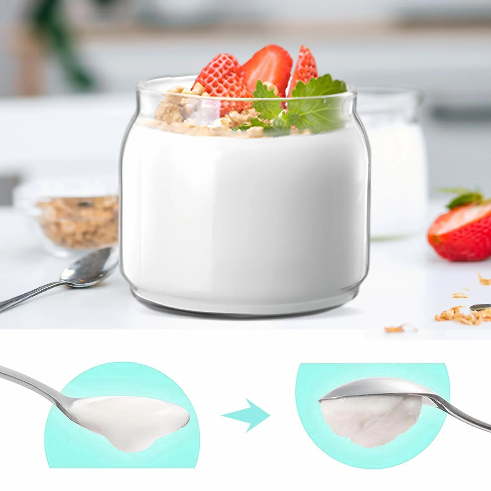 Separator serwatki drobne oczka filtr jogurtowy ser jogurt filtr narzędzie kuchenne do robienia grubego mleka sojowego trwały separator serwatki