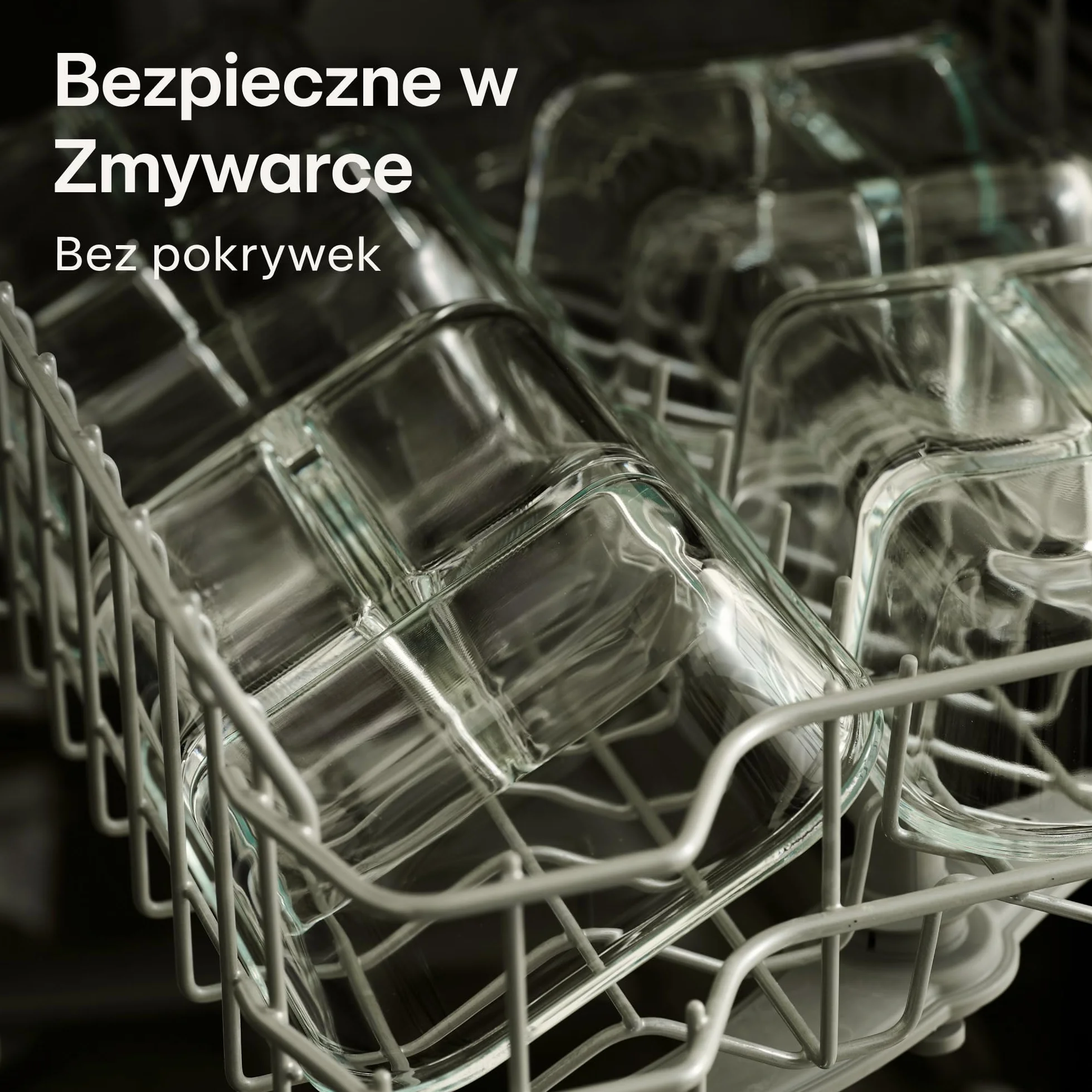 Szklane Pojemniki z 3 Komorami - Zestaw 2 Szklanych Pojemników na Żywność 1l - Hermetyczne - Odporny na Zmywarkę, Mikrofalówkę i Zamrażarkę