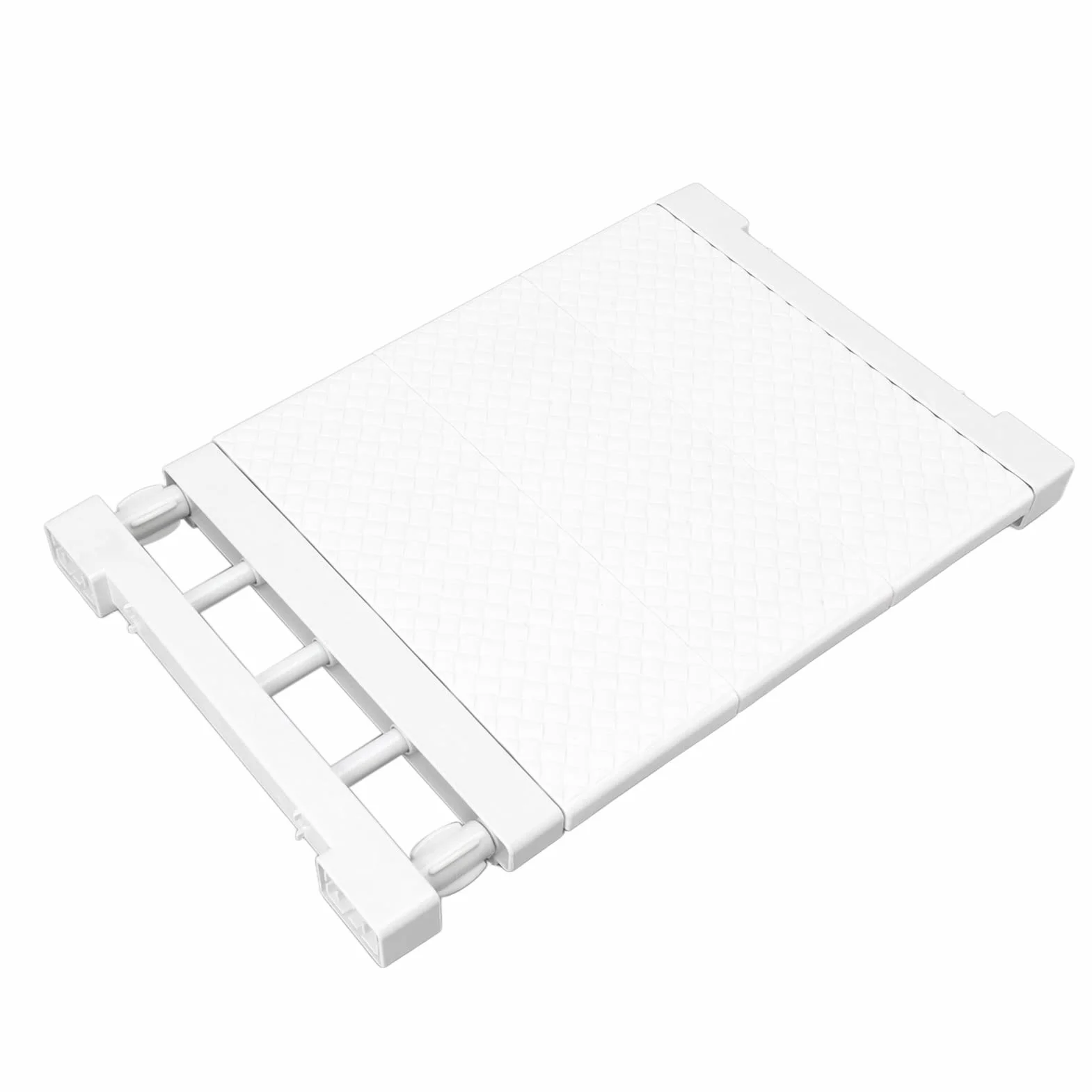 Regulowana półka napinająca do szafy 38-55 cm, wytrzymały wieszak na ubrania