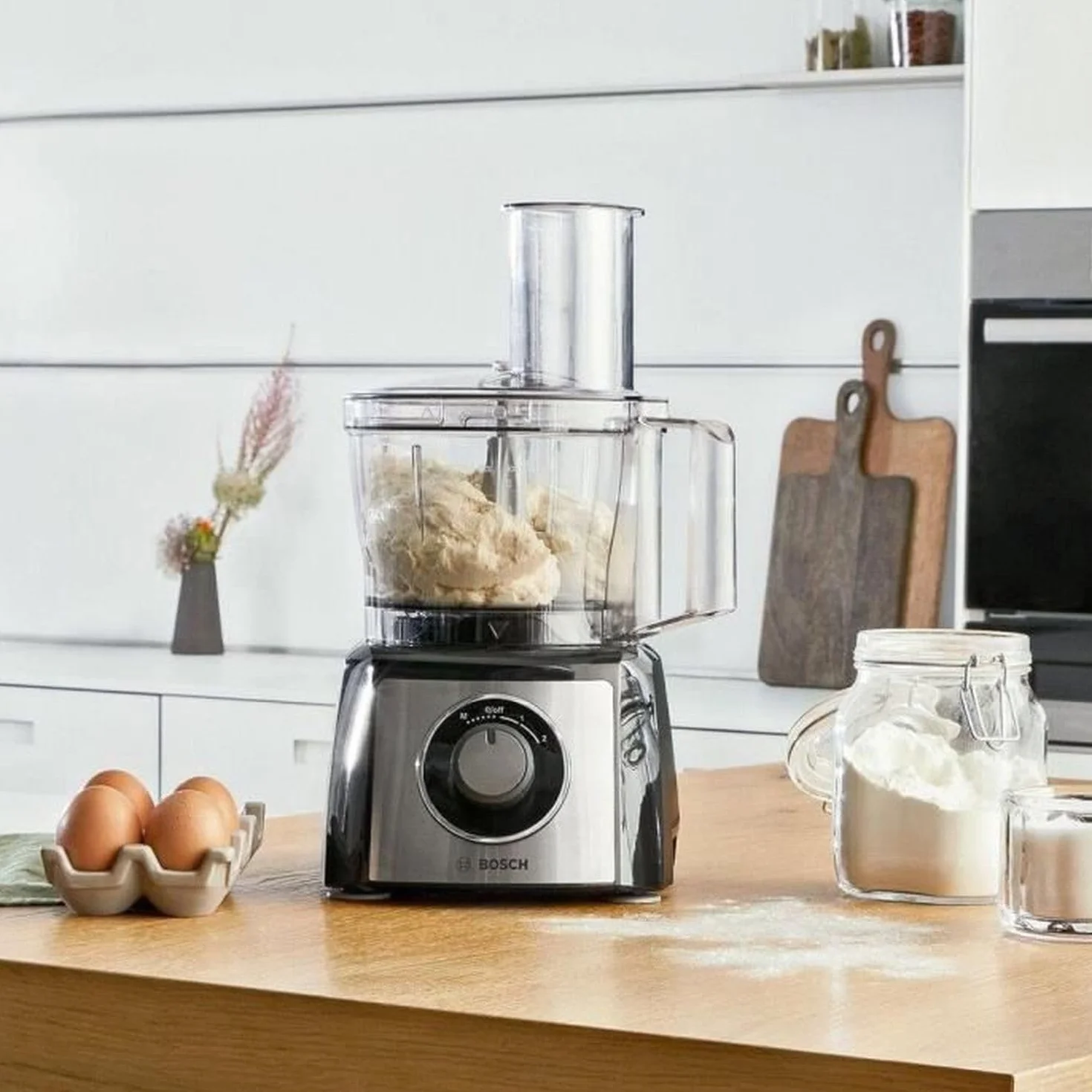 Bosch Kompaktowy Robot kuchenny MultiTalent 3 BMCM3501M, 800 W, 50 funkcji, zestaw tarcz i akcesoriów
