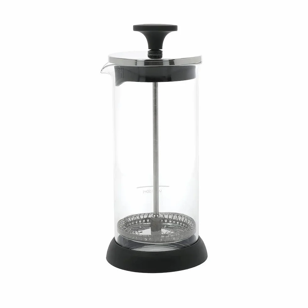 La Cafetière 400 ml szklany spieniacz do mleka, czarny