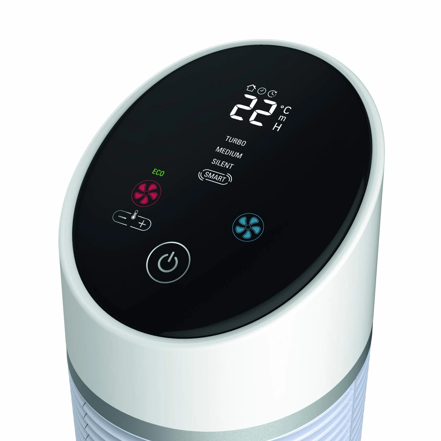 Rowenta Wentylator kolumnowy 3 w 1 Silent Comfort HQ8120 Termowentylator Filtr powietrza Tryb ogrzewania Eco Smart Pilot