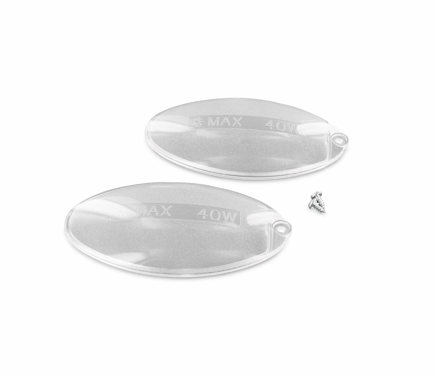 DL-pro 2 x osłona lampy 10 x 5,4 cm do AEG Electrolux 50248796000 5024879600/0, owalna osłona do okapu kuchennego