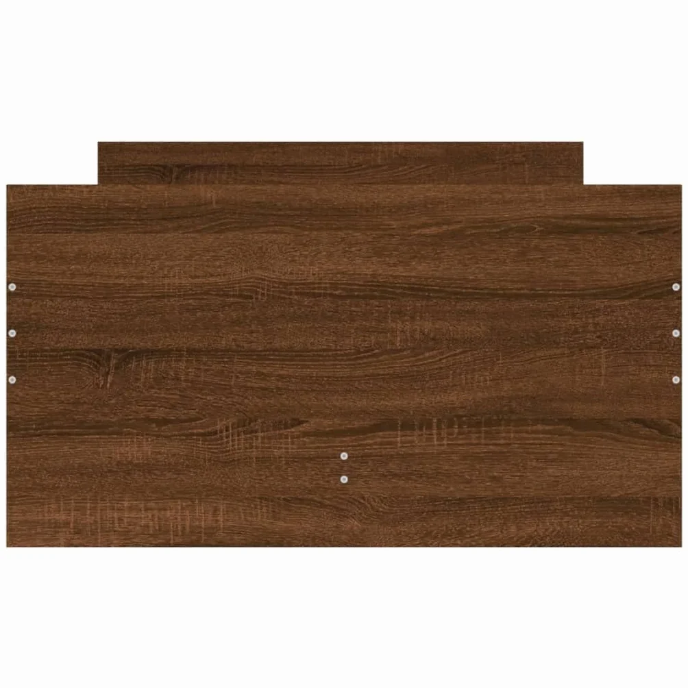 vidaXL Rama łóżka z szufladami, brązowy dąb, 100x200 cm, łóżko jednoosobowe, lozko, łóżko z szufladami, łóżka do sypialni, lozka jedno osobowe