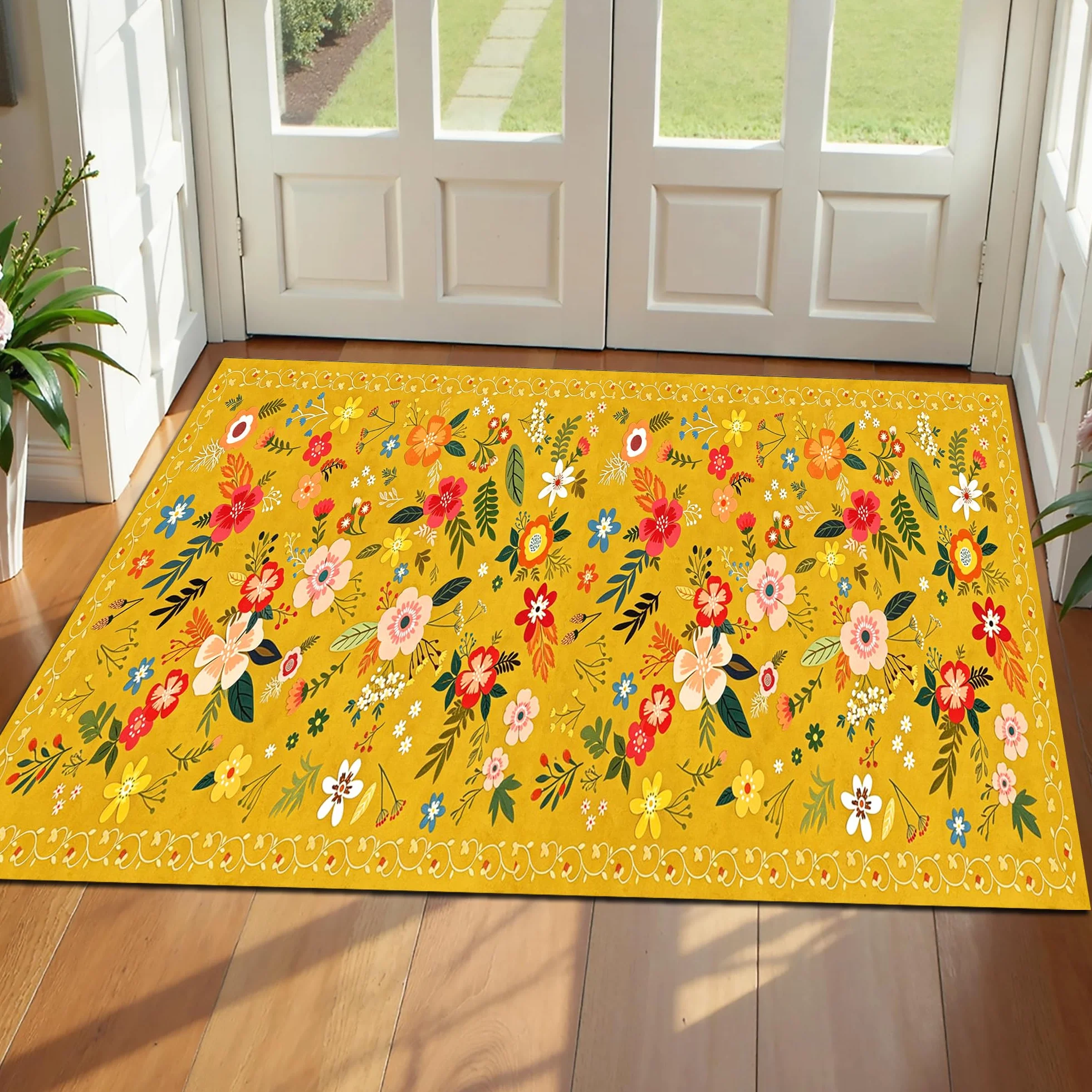 Długi chodnik do przedpokoju, nadaje się do prania, chodnik do kuchni, 40 x 300 cm, wytrzymały chodnik do przedpokoju, wycieraczka do wewnątrz, antypoślizgowy dywan do drzwi wejściowych