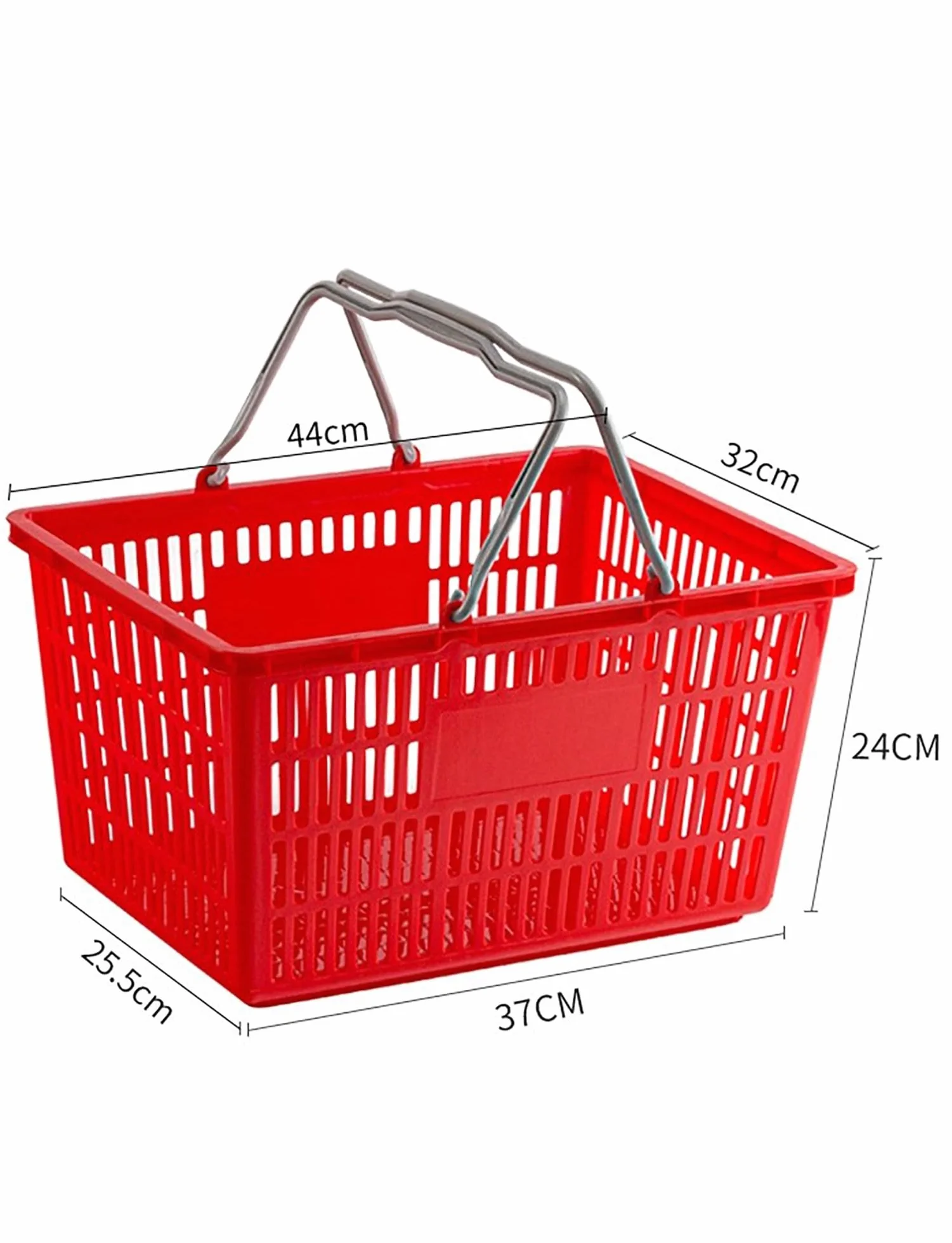 Wytrzymałe plastikowe kosze do przechowywania z uchwytami, wszechstronne pojemniki organizacyjne do spiżarni