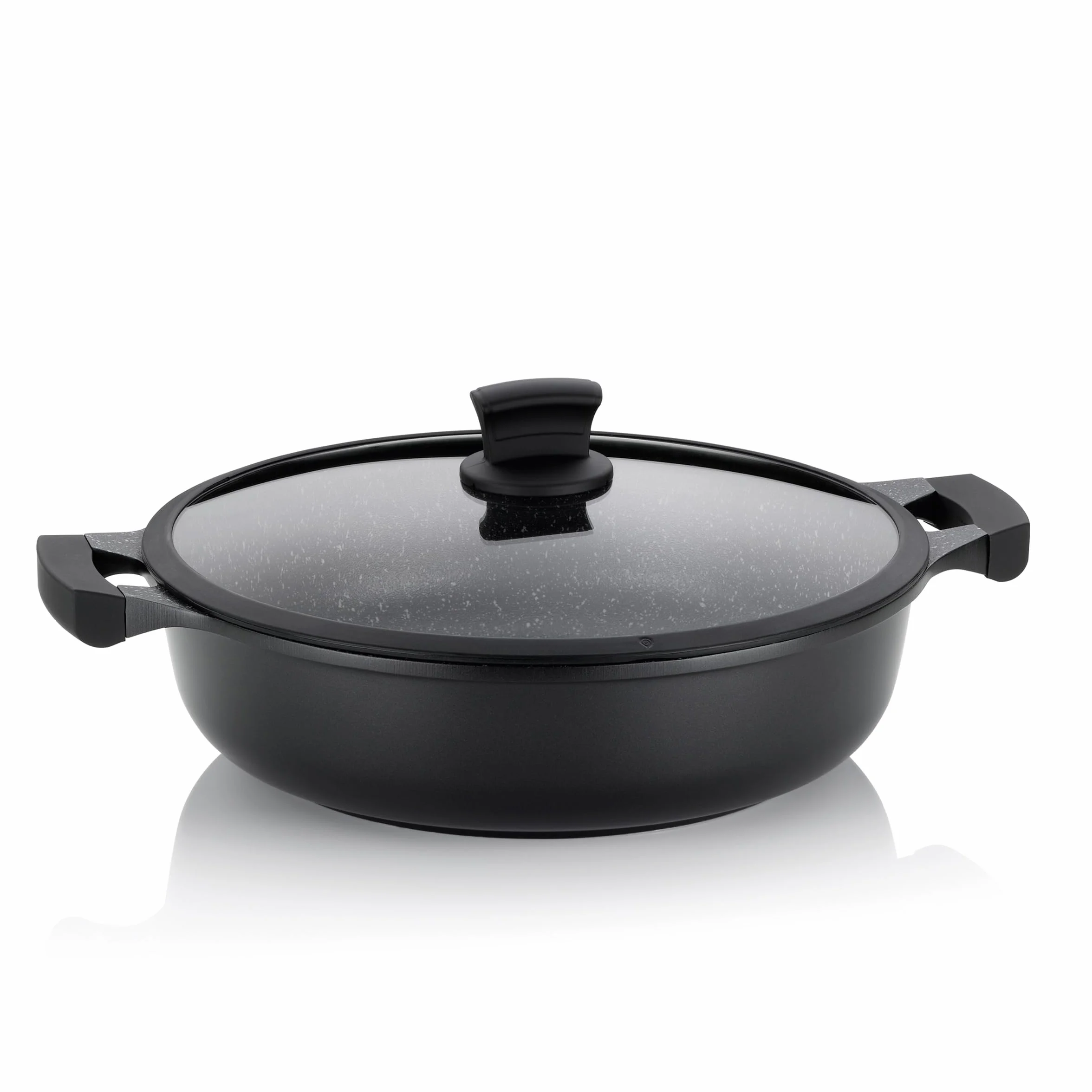 kela Calido, Ø 26 cm, 4,6 l, żeliwo, czerwone, okrągłe, dno do wszystkich kuchenek, emaliowane, odporne na temperaturę do 300°C, 11948