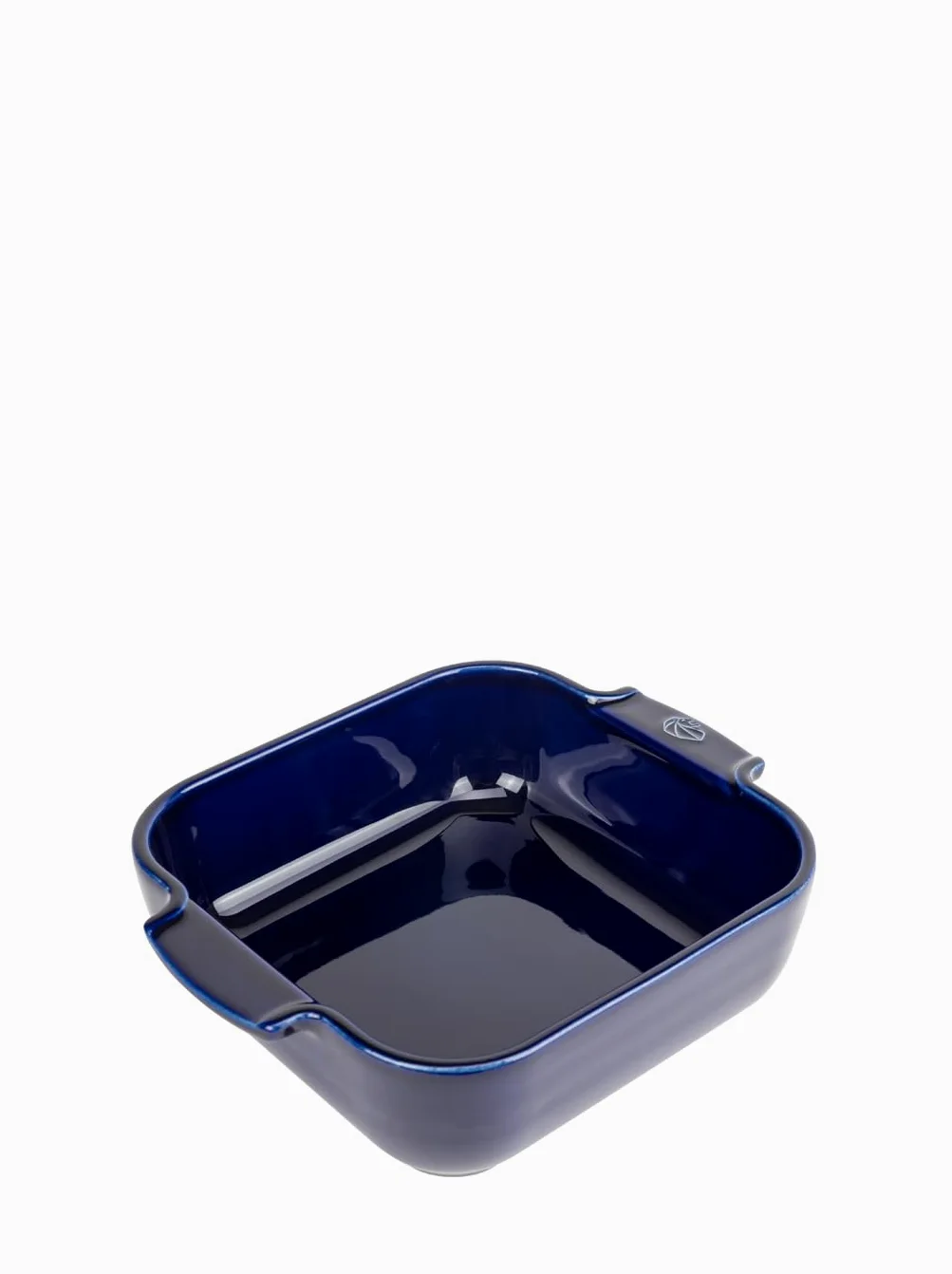 Peugeot Prostokątne naczynie do zapiekania Appolia 21 cm z ceramiki, ciemnoniebieskie, odporne na temperaturę od -20 do 250°C, premium naczynie do zapiekanek z wysoką krawędzią, idealne dla 1-2 osób