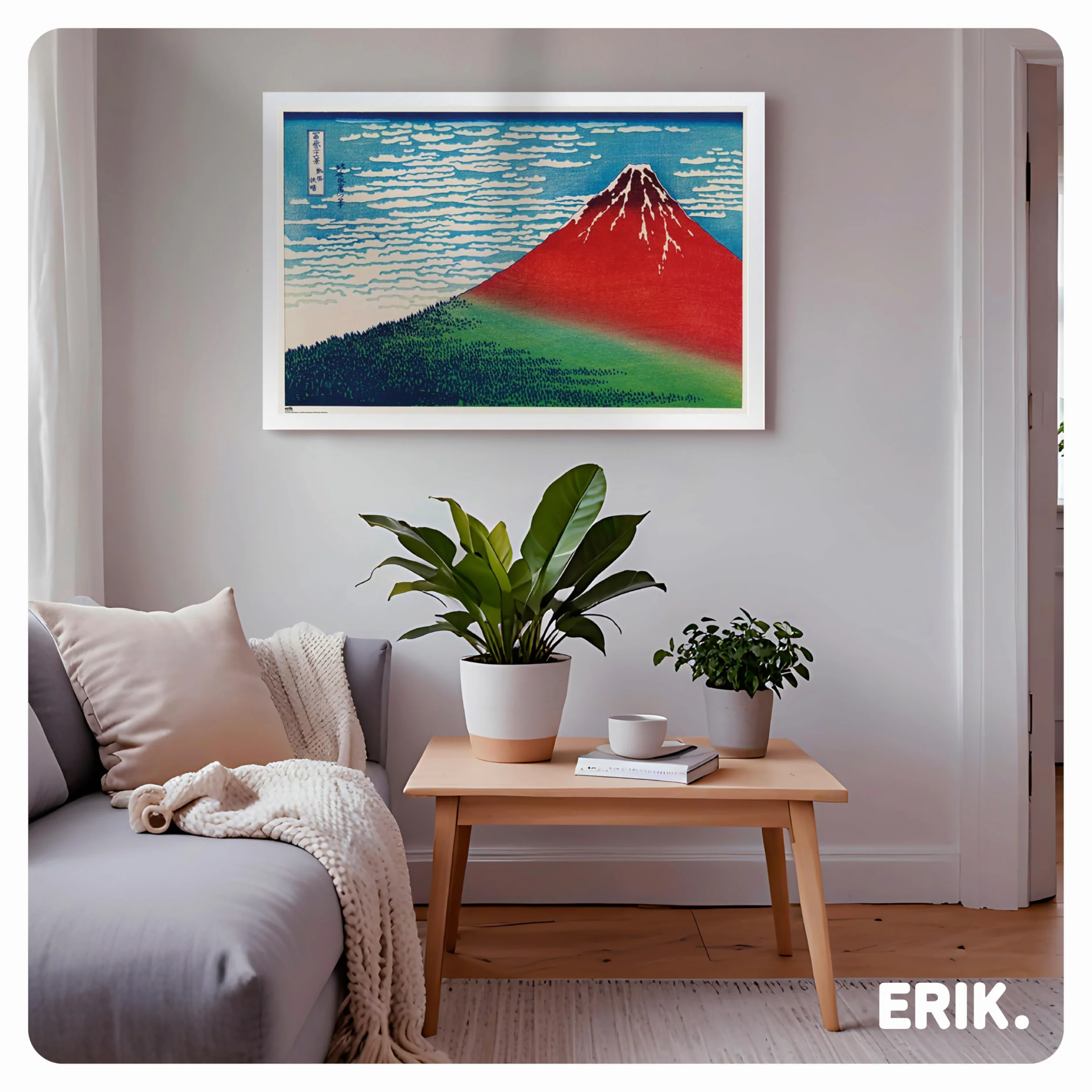 Grupo Erik Poster Frame 61 x 91.5cm - White Photo Frames Wall, Large Picture Frames, Family Photo Frame, Art Wall Decor - New Home Gifts, Home Decor Gifts