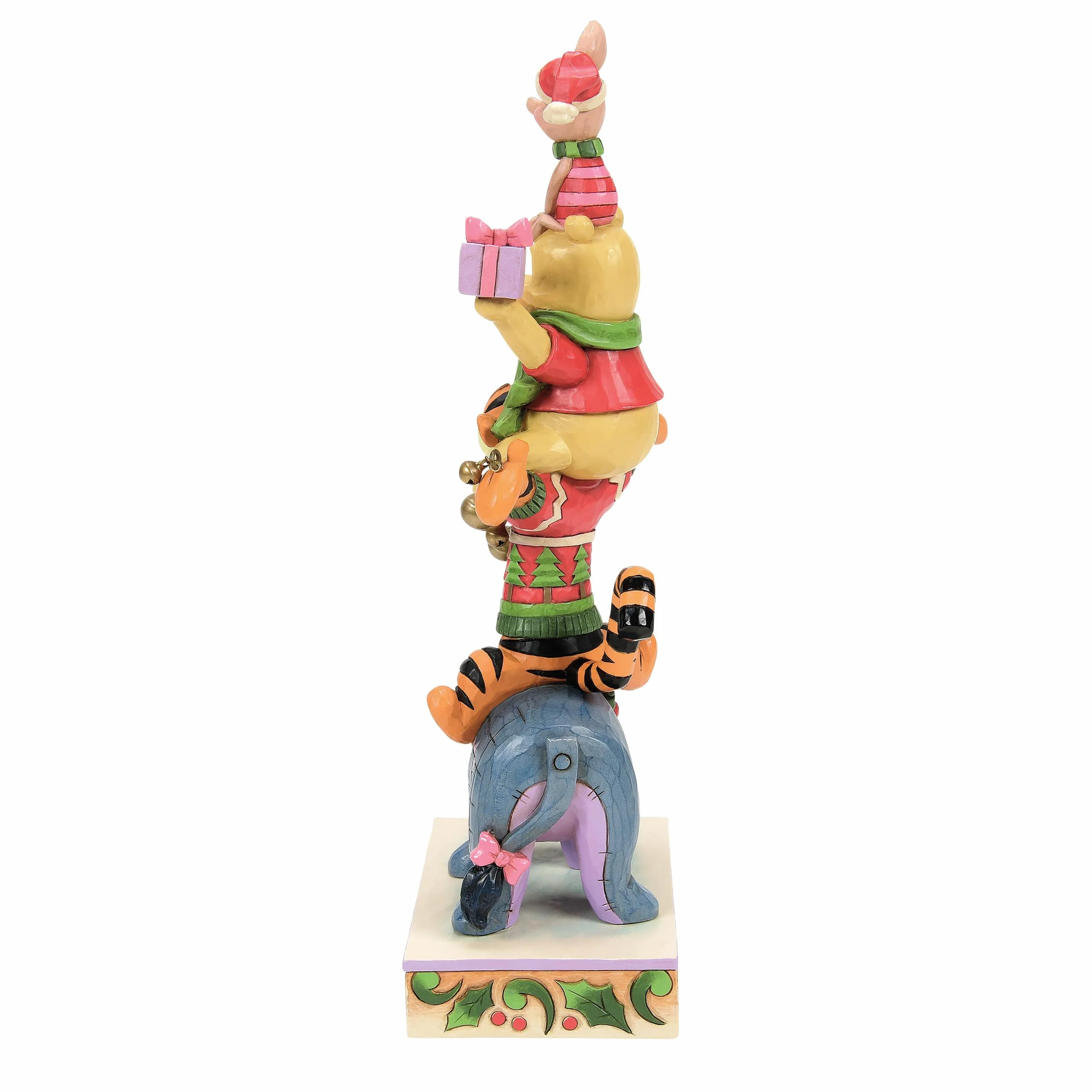 Disney Traditions Christmas Pooh Stacked figurka