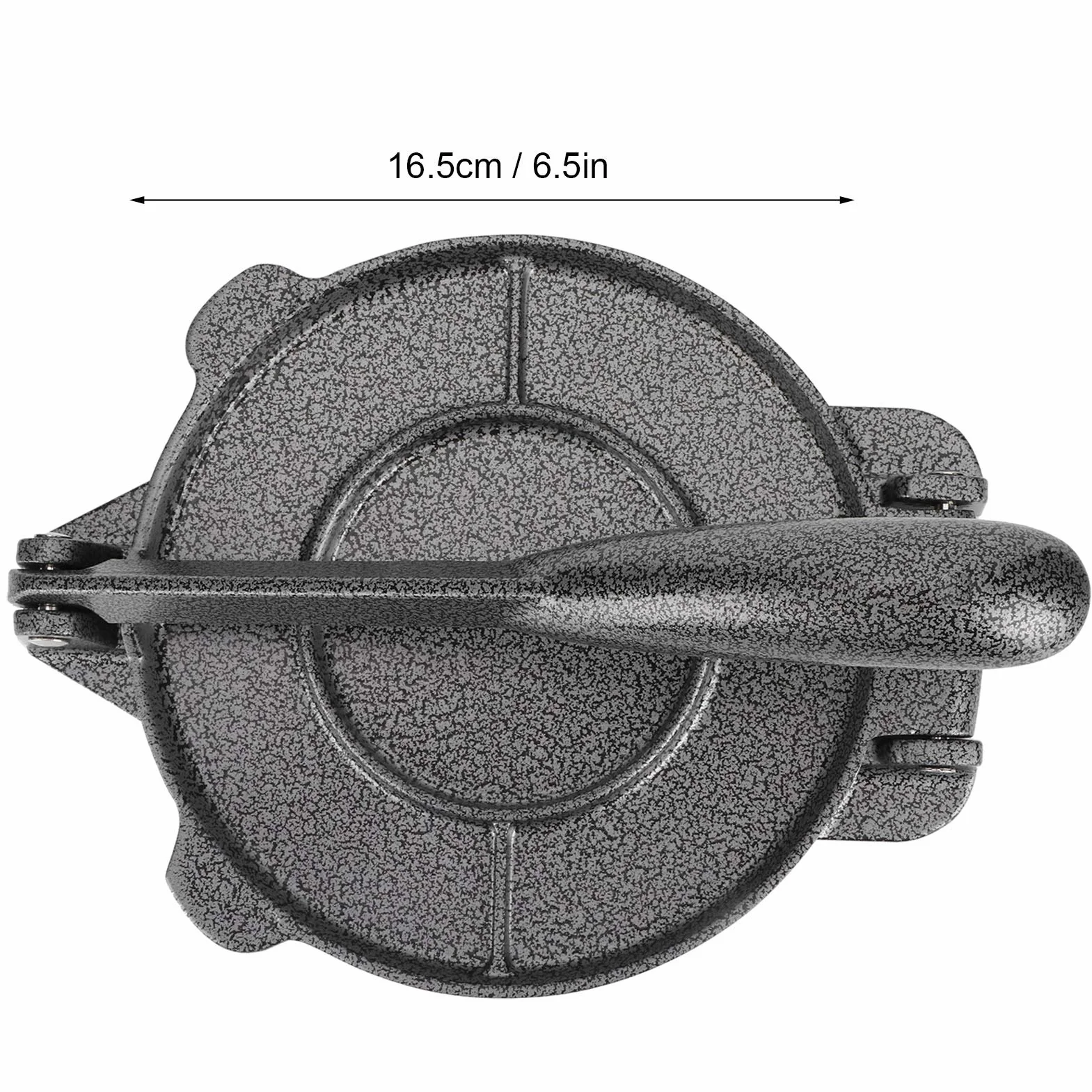 Prasa do tortilli, prasa do tortilli 6,5 cala, Heavy Duty, prasa do taco, roti Maker, żeliwna prasa do tortilli, pre-sezoned prasa do mąki kukurydzianej, narzędzia do wyciskania ciasta, akcesoria