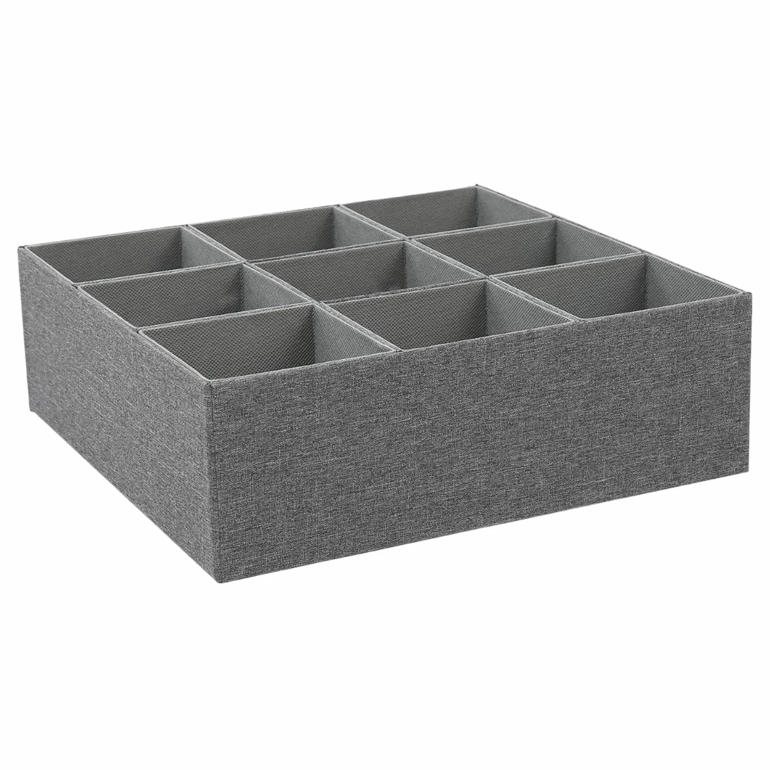 Der nizer do Soc Przegrody materiałowe do Sto 9 pojemników kartonowych, idealne do sypialni, kuchni, łazienki, komody, przedszkola, szafy, akademika, odzież nizat