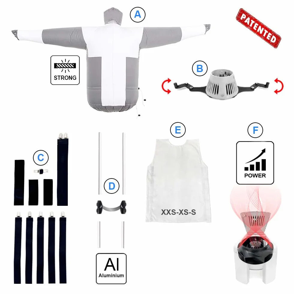 EOLO SA05SP Automatyczny Manekin Profesjonalny do Prasowania na Sucho Koszul Spodni Suszarka Prasownica Steamer do Ubrań Robot Prasujący Żelazko 2 Programy Made in Italy Gwarancja 5 lat Efektywność A+