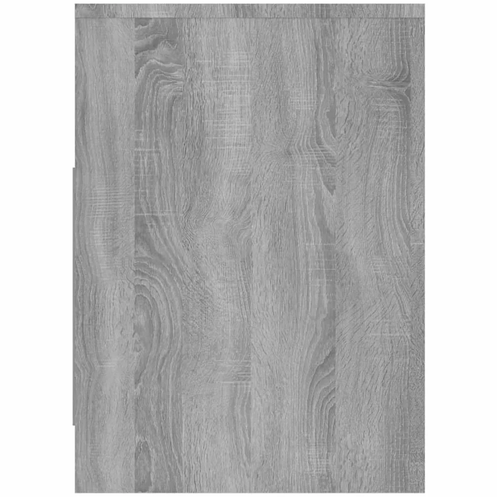 Générique Sonoma szafka pod telewizor szara 102x37,5x52,5 cm drewno inżynieryjne | 3 szuflady, 3 przegródki, przechowywanie DVD i konsoli, łatwe czyszczenie