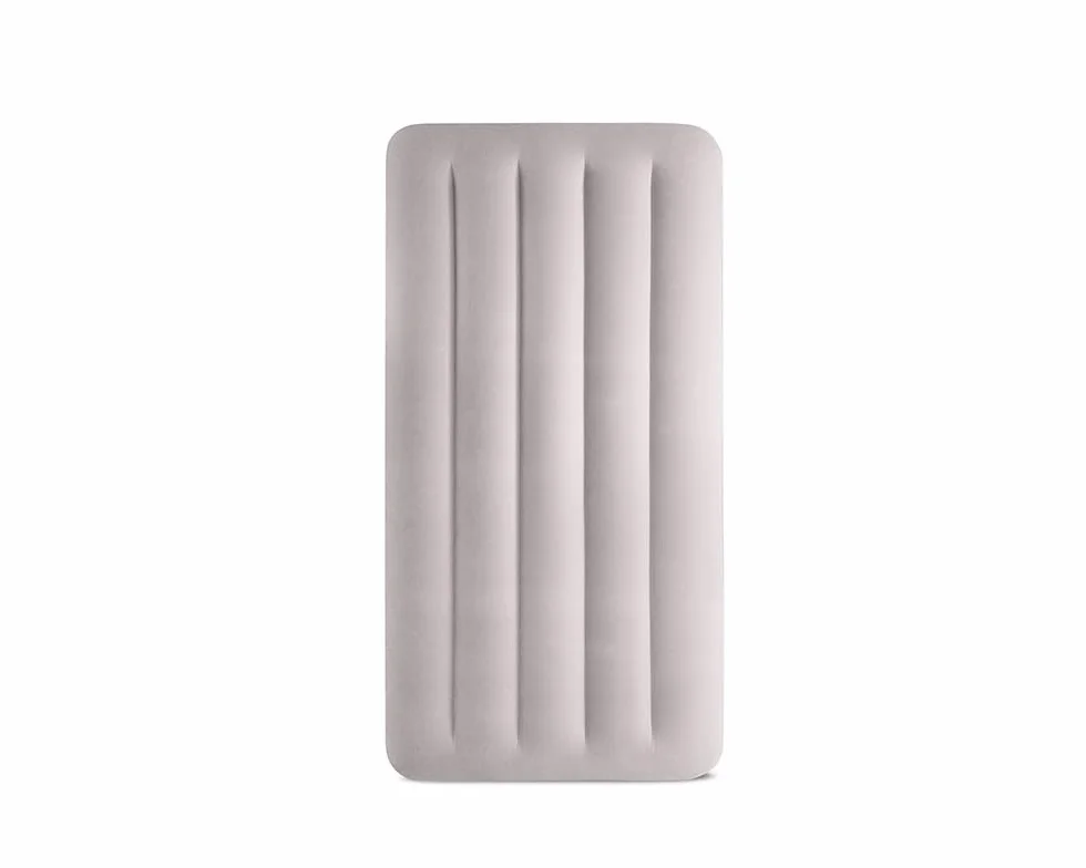 Intex Dura-Beam Prestige Mid-Rise Łóżko Nadmuchiwane, Szary, 99 cm x 1,91 m x 30 cm