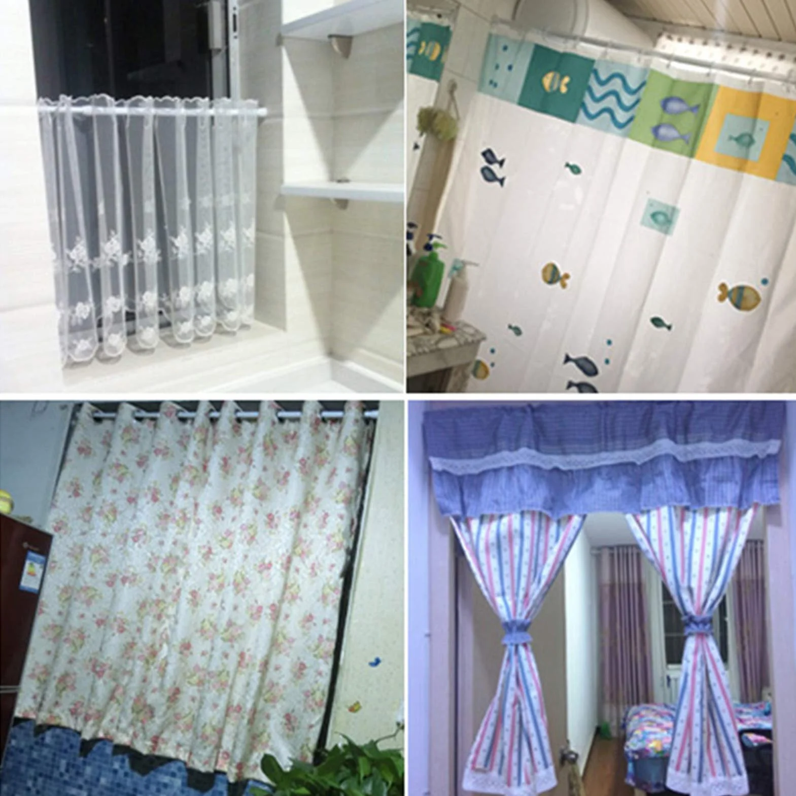 Regulowany Pręt Napinający Zasłony 40-70cm Czarny