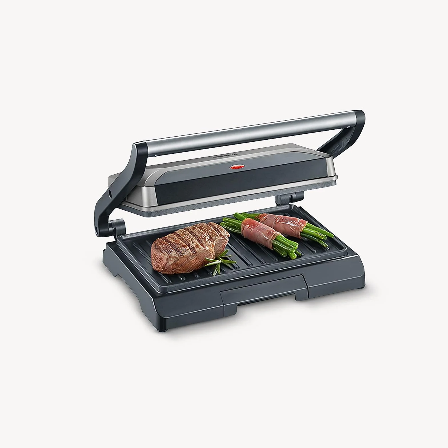 Severin Kg 2394 Grill Elekryczny, Czarny/Szary, 800 WW 230 VV
