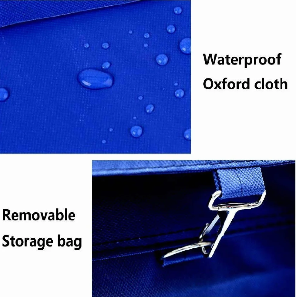 Ruchome Wózki, Gospodarstwa Domowego Saling Cart Rolling Pranie Sorter Wózek Z Koła I Torby, Heavy Duty Cleaning Wózek Do Czyszczenia Szpitala, Niebieski