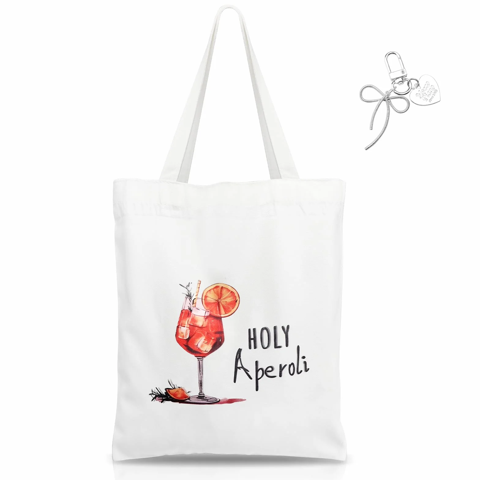 Aperol Spritz Torba bawełniana, 35 x 40 cm Torba materiałowa z nadrukiem Aperoli Gift Holy Aperoli Torba jutowa, torba na zakupy Pomysł na prezent dla dziewcząt Letnie uczucie w każdym sezonie