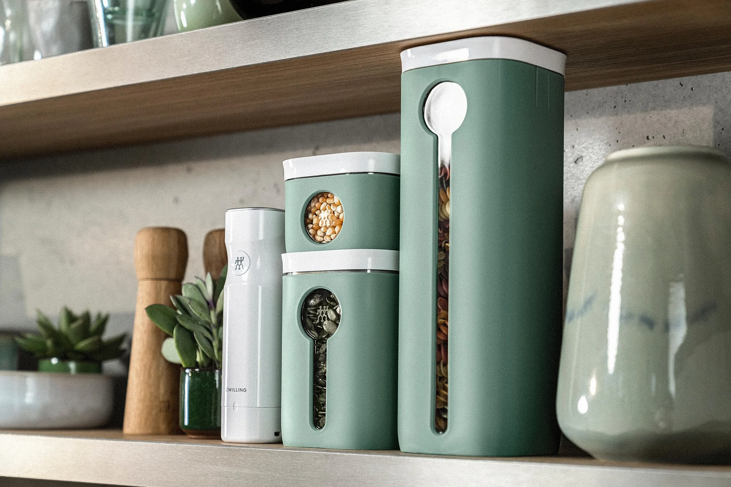 ZWILLING FRESH & SAVE CUBE Zestaw startowy próżniowy 6-częściowy do przechowywania, rozmiar S