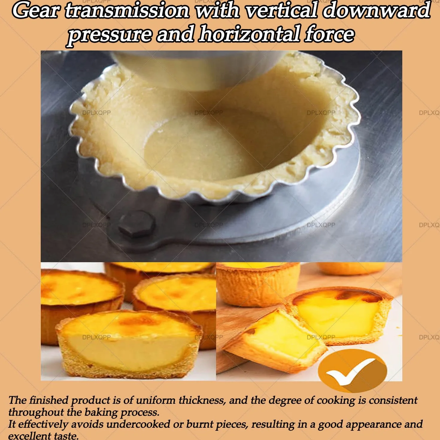 Komercyjna Maszyna Do Produkcji Skorupek Do Tart Jajecznych I Prasy Do Ciasta, Przenośne Ręczne Narzędzie Do Prasowania,Idealne Do Tart Jajecznych,Spodów Do Ciast I Tart Owocowych H42
