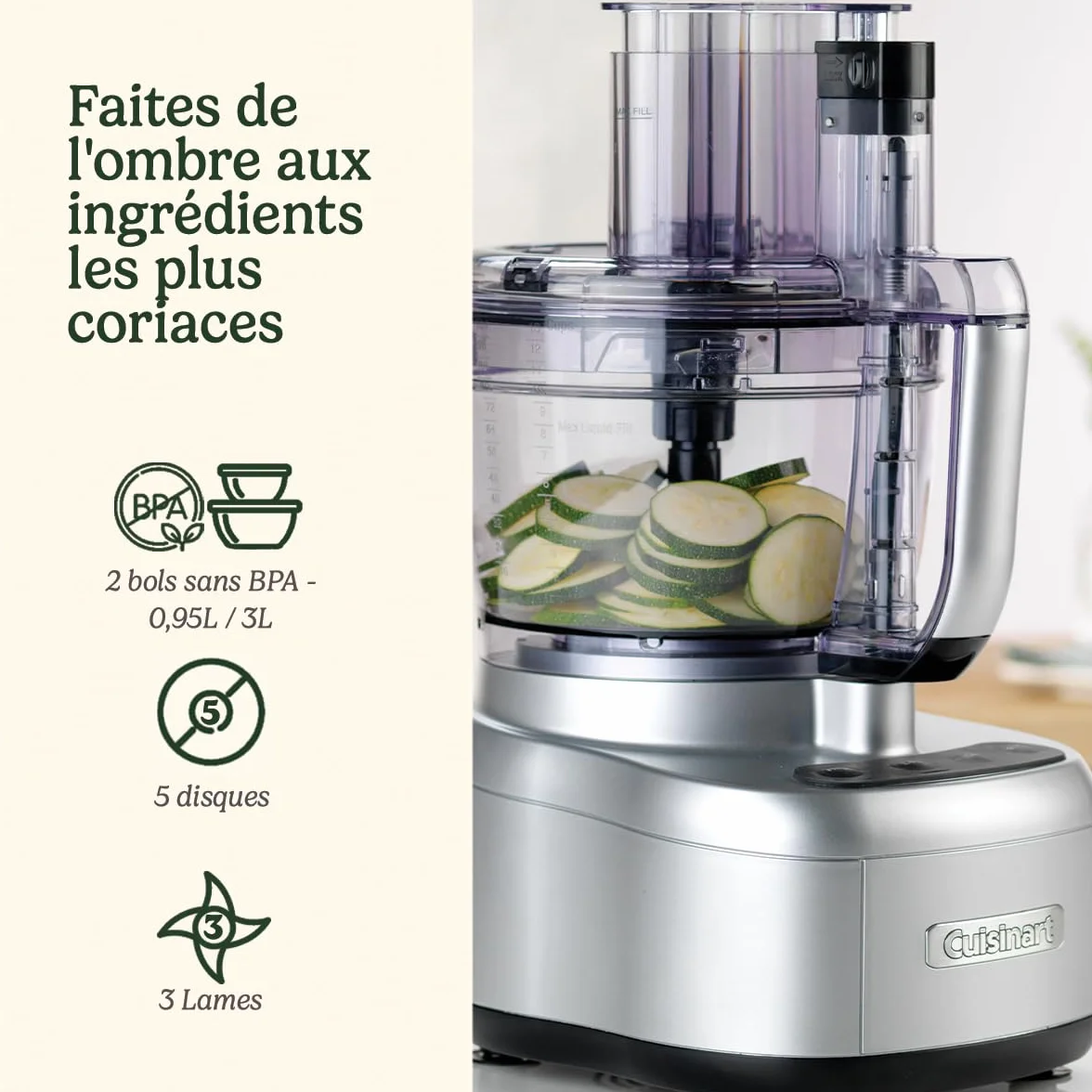 Cuisinart Expert Prep Pro robot kuchenny, mikser żywnościowy, z bogatym wyposażeniem, FP1300BE, Midnight Blue
