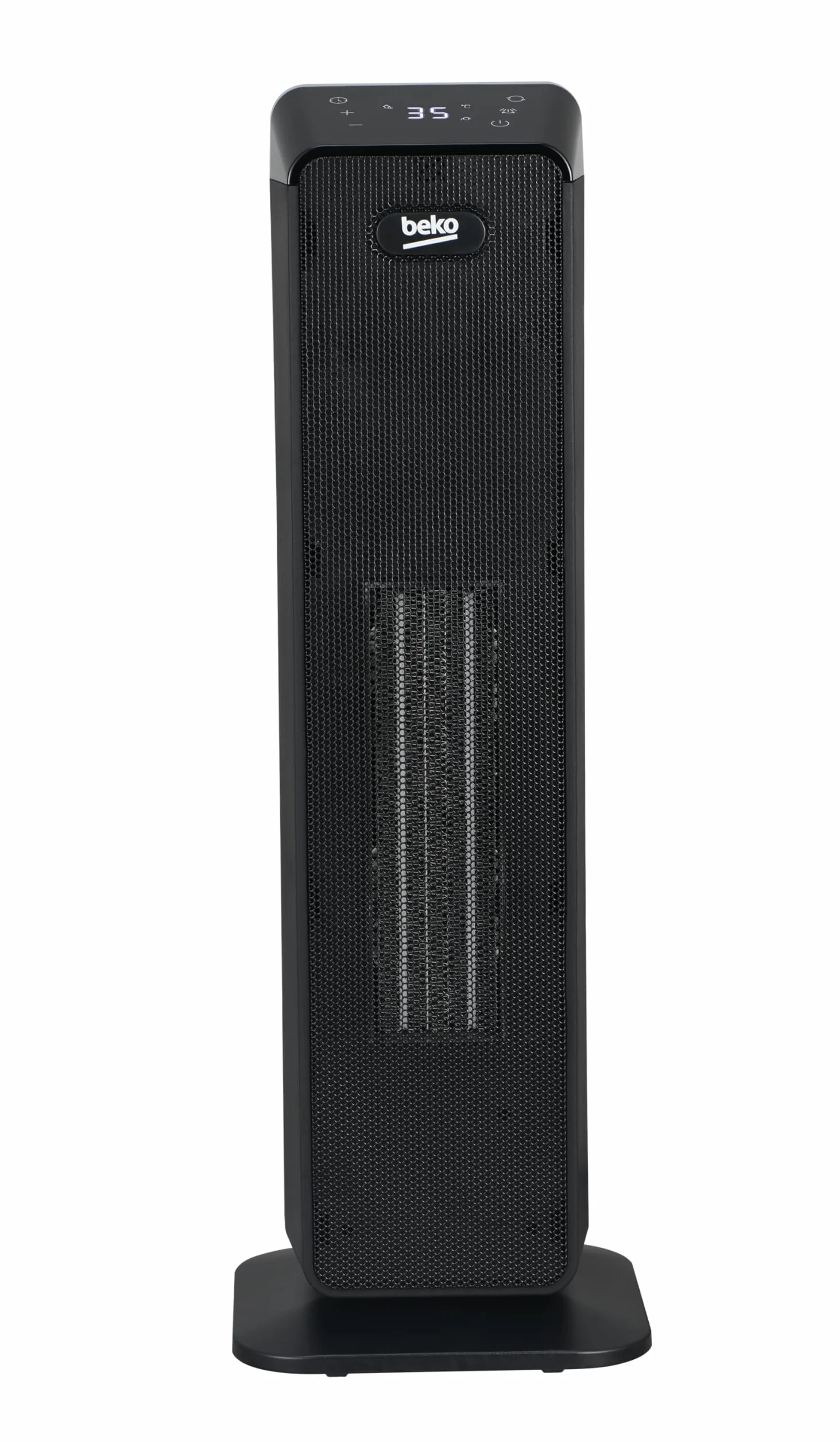 BEKO RHP7120B grzejnik wieżowy z pilotem zdalnego sterowania, moc 2000 W, technologia ceramiczna, 4 tryby, ochrona przed przegrzaniem