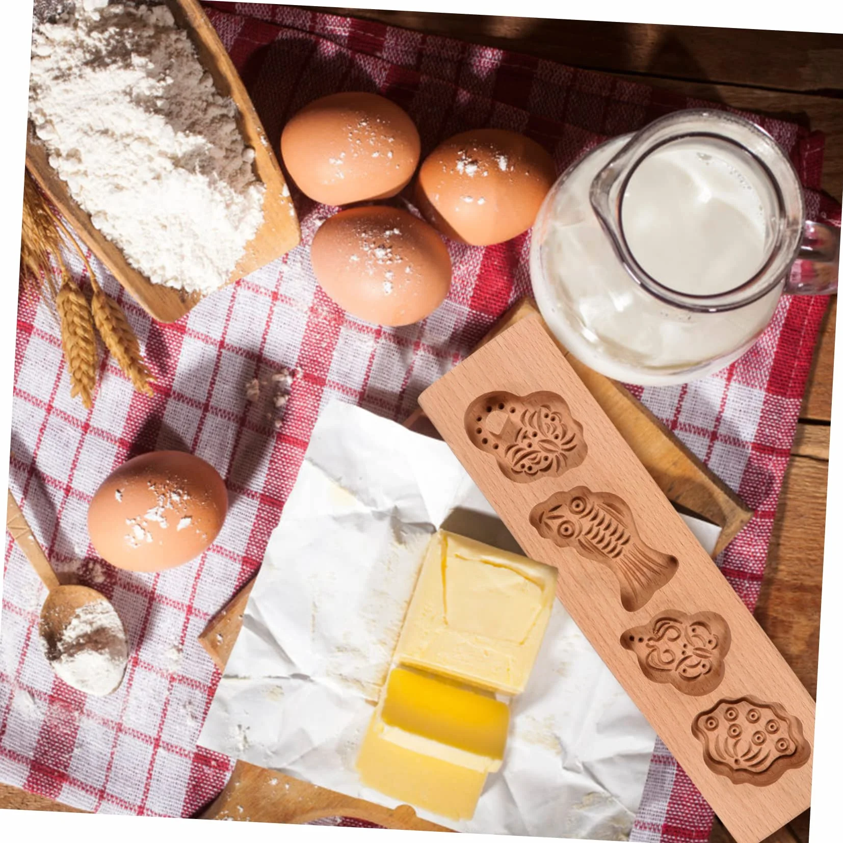 Forma do ciastek， 1 szt. Ciasto chińskie prasa ciasto księżycowe gadżet kuchenny maszyna do lodów DIY przybory pieczenia, foremki ciastek