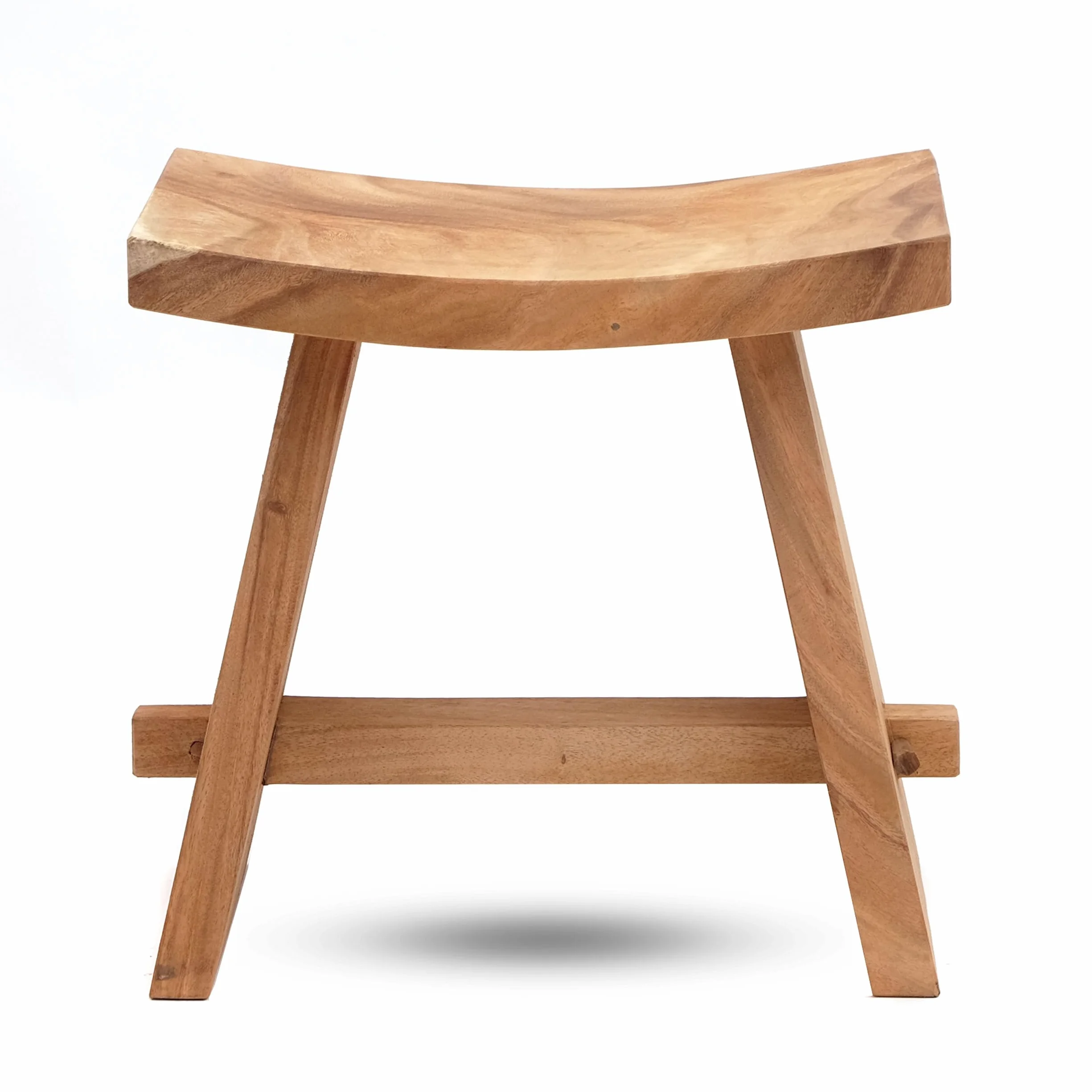Design STOŁEK SIEDZENIOWY FINCA | Suarholz, Akacja, 50 cm | Drewniany taboret, stolik pomocniczy, stołek na rośliny