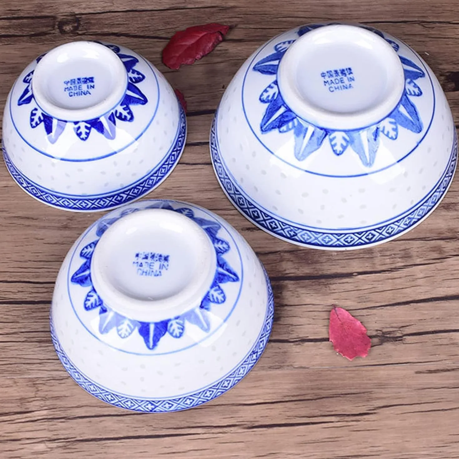 Ceramiczne miski na makaron ramen, porcelanowe azjatyckie miski do zupy, płatków, ryżu, Udon - wzór retro do jadalni i rozrywki