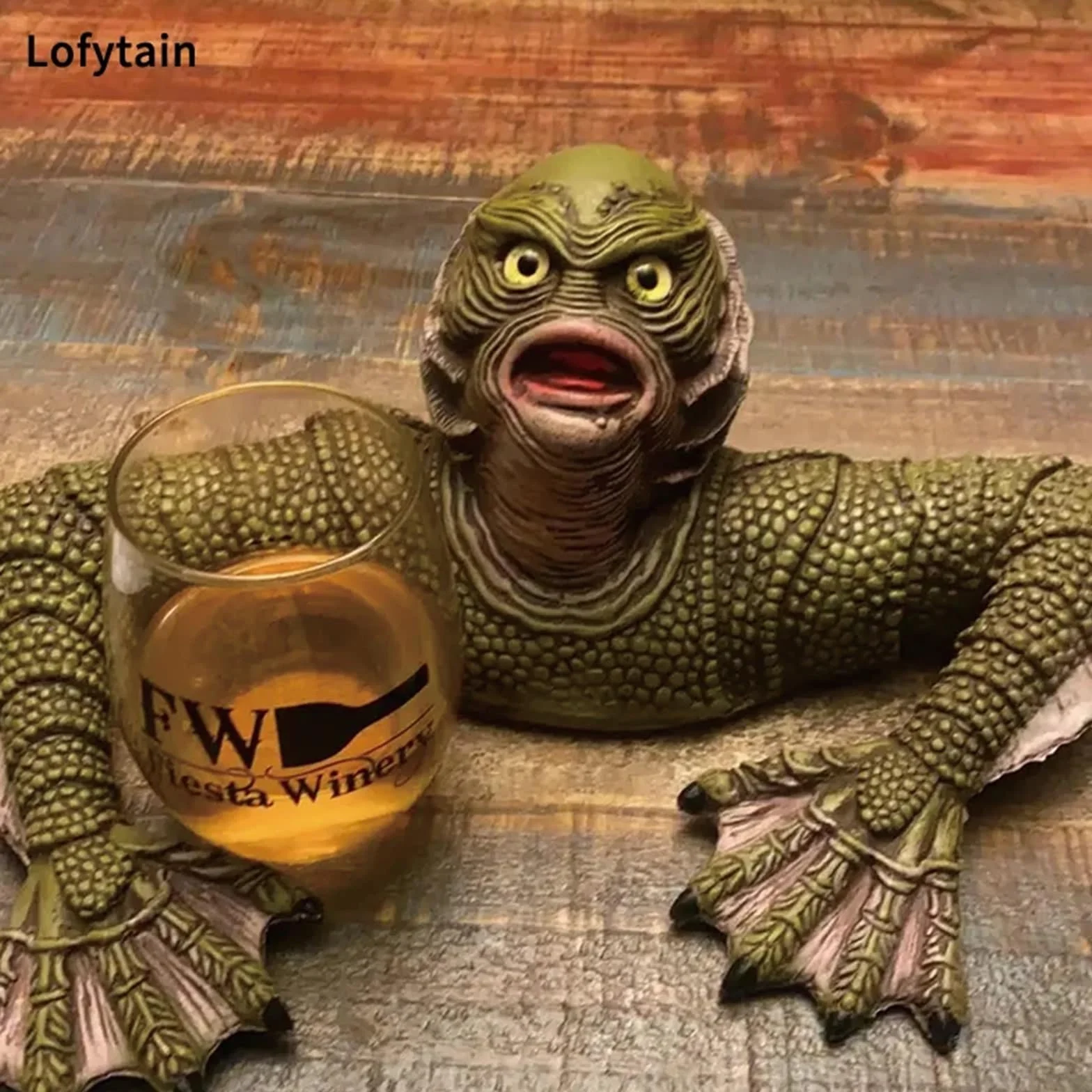 Stworzenie Z Czarnej Laguny Jaszczur Człowiek Horror Figurki Uniwersalne Potwory Horror Cosplay Jaszczur Potwór Pokój Na Zewnątrz Dekoracja Ścienna Zabawny Garaż Wystrój Domu Halloween Prezenty