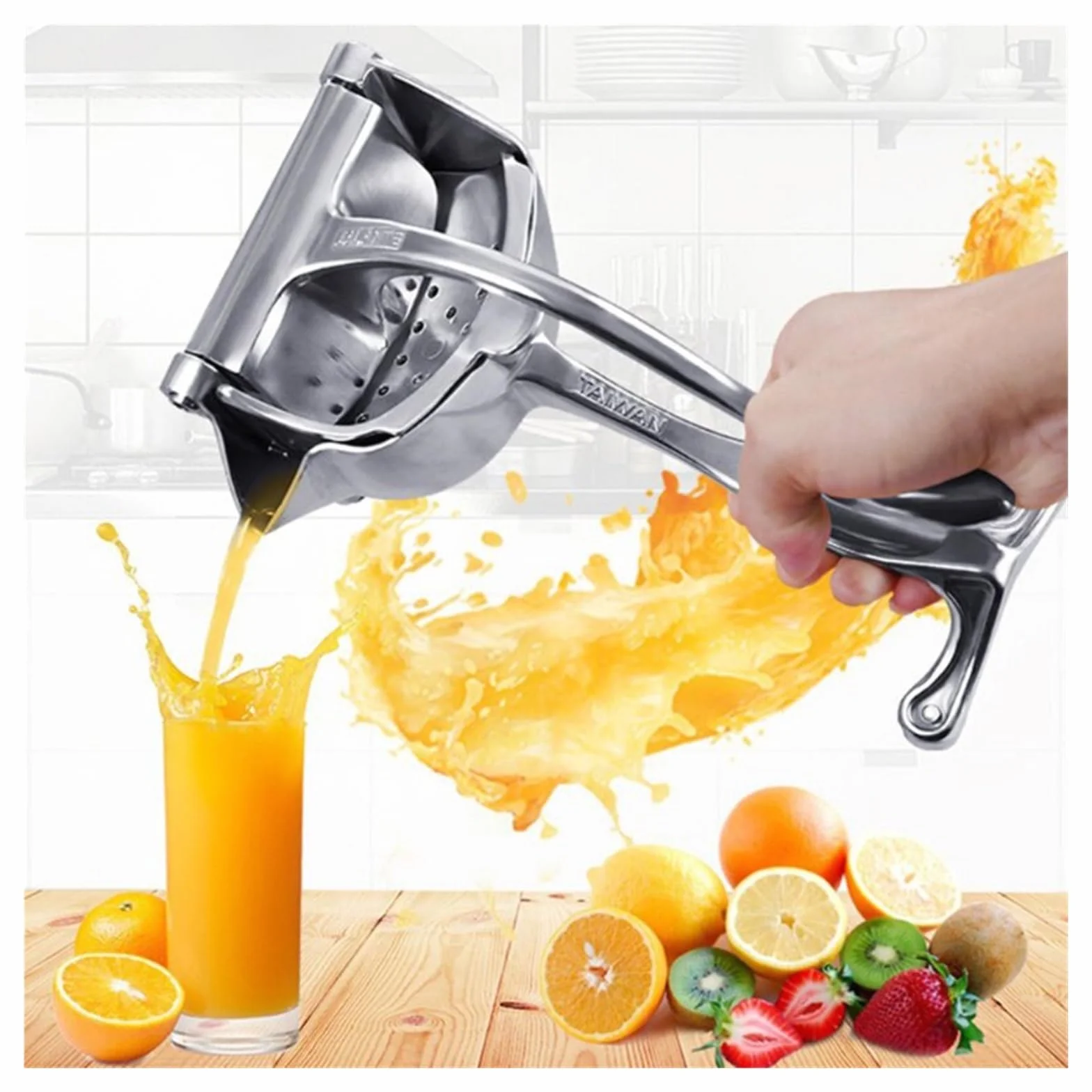 Wyciskarka do cytryn wyciskarka do cytrusów wyciskarka do owoców cytrusów wyciskacz ręczny wyciskacz do cytryn i limonki stop aluminium wytrzymały ręczny wyciskacz soków wyciskarka do soków