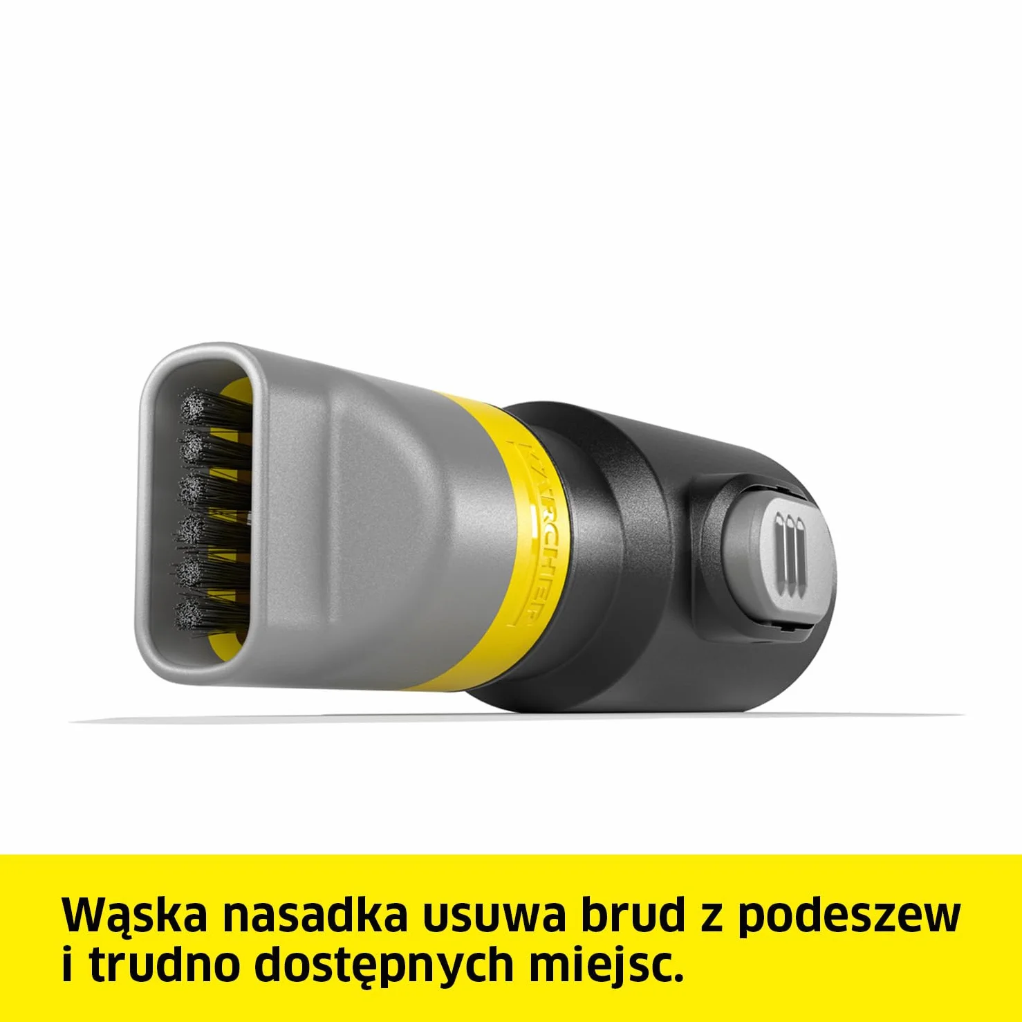 Kärcher Shoe Cleaner SE 3 Compact oryginalne akcesorium do odkurzaczy piorących, czyszczenie obuwia, miękkie włosie, funkcja płukania