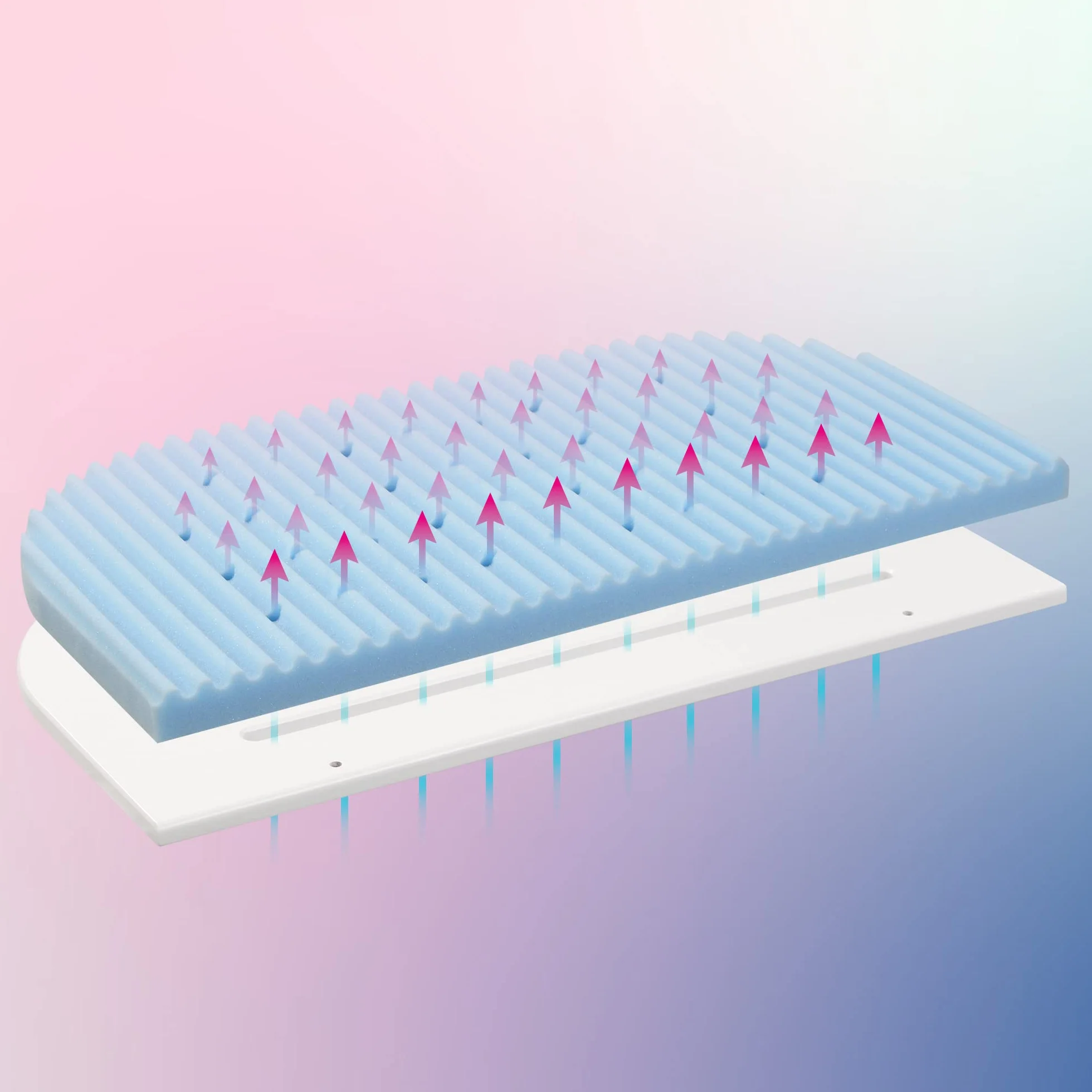 babybay Łóżko pomocnicze materac MediTex Wave pasuje do modeli Comfort i Boxspring Comfort