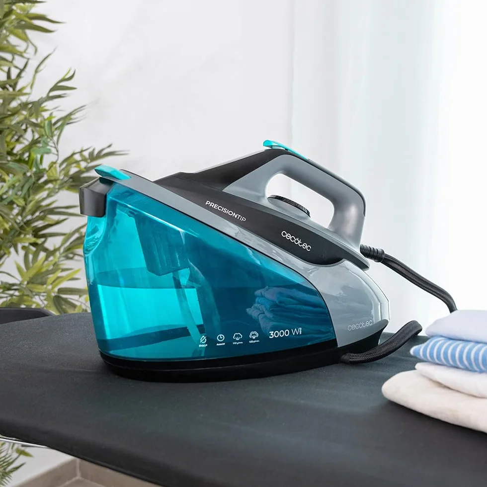 Cecotec Stacja do prasowania IronHero 3000 Stacja. 3000 W, 7 bar, ultraślizgowa podeszwa ceramiczna, uderzenie pary 400 g/min, 140 g/min stała para, zatrzymanie kapania i samoczyszczenie