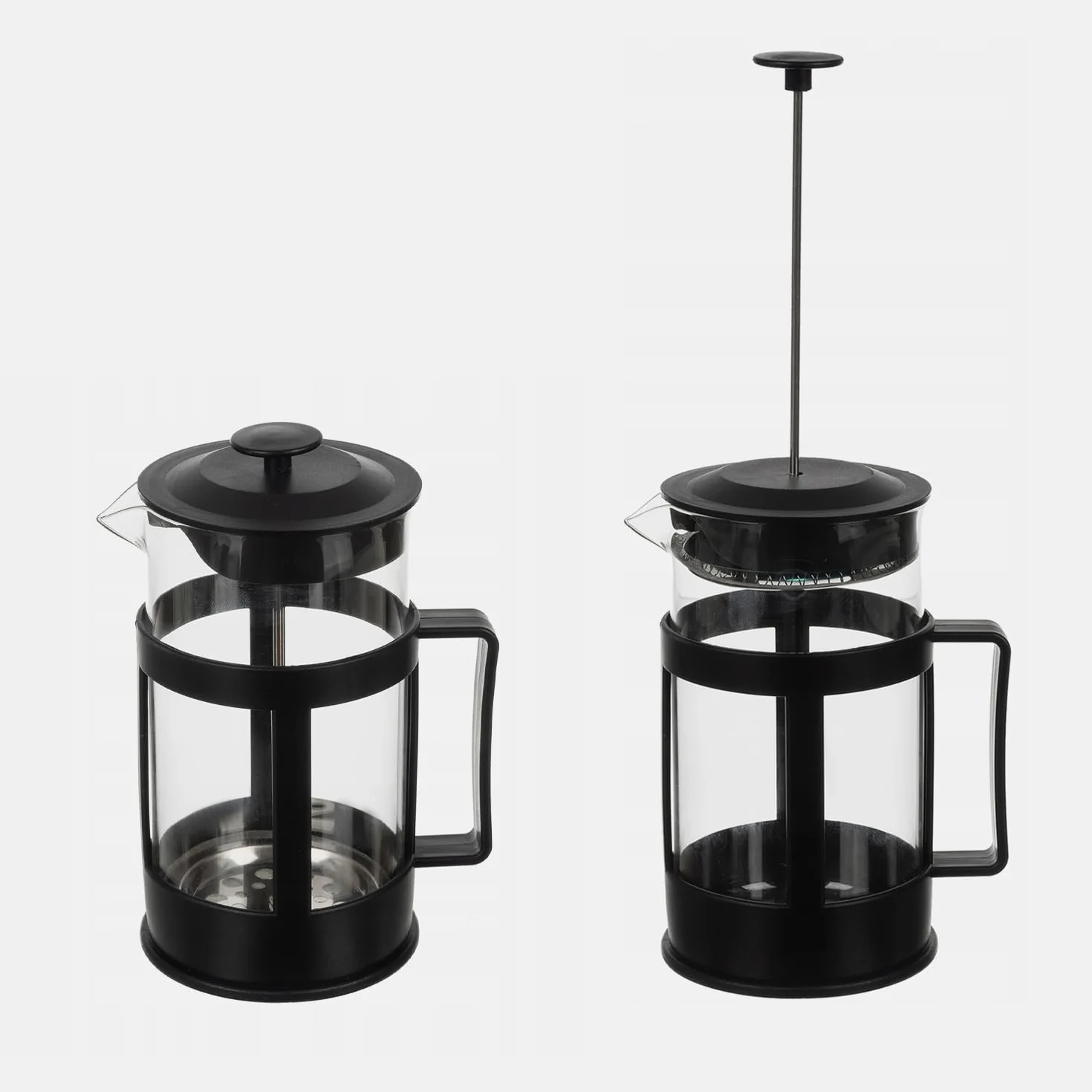 Zaparzacz do kawy French Press 1 l szklany ze stali nierdzewnej Cool-Touch