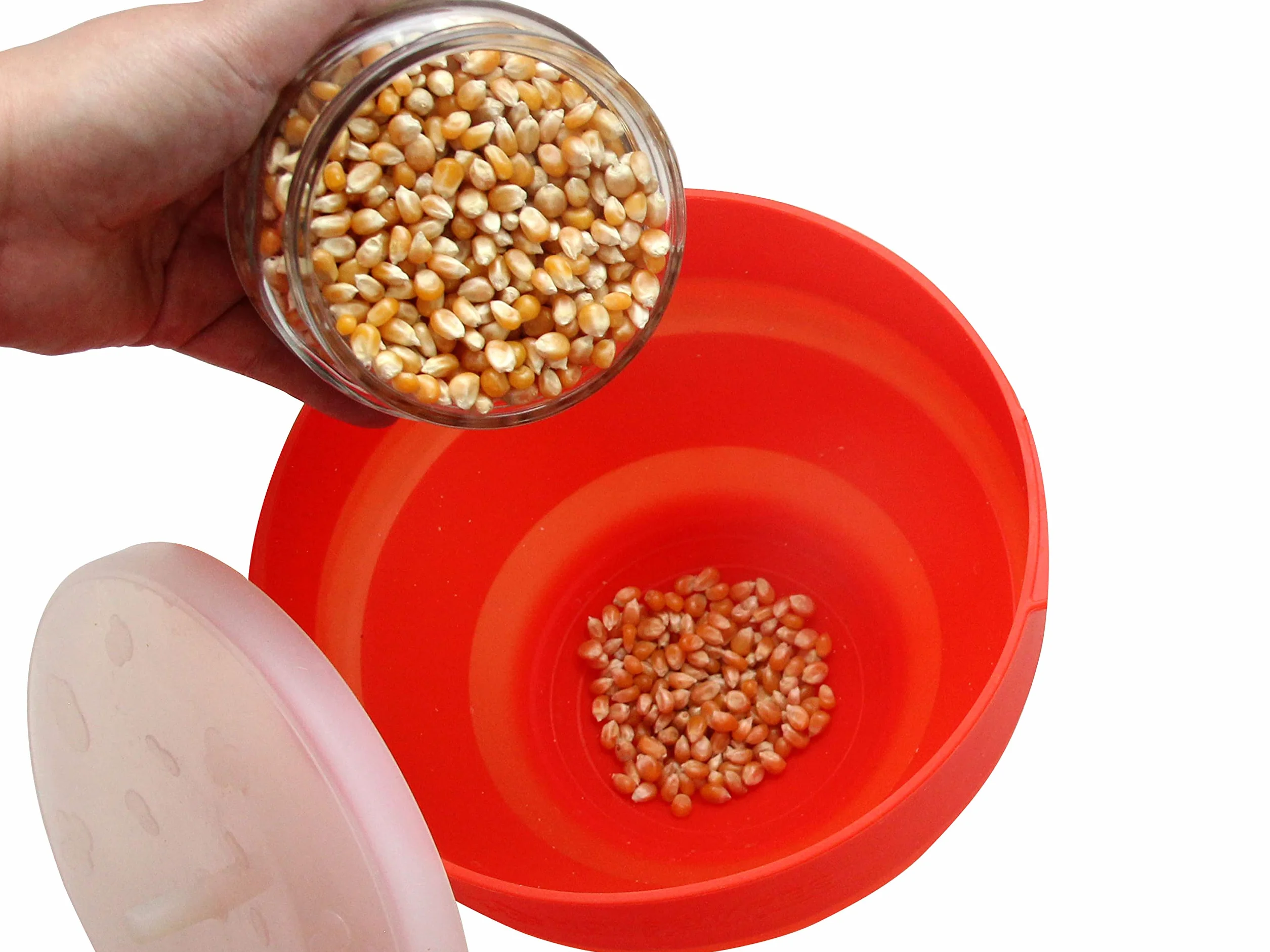 BEPER C106CAS002 kuchenka mikrofalowa do popcornu ze składaną miską i pokrywą
