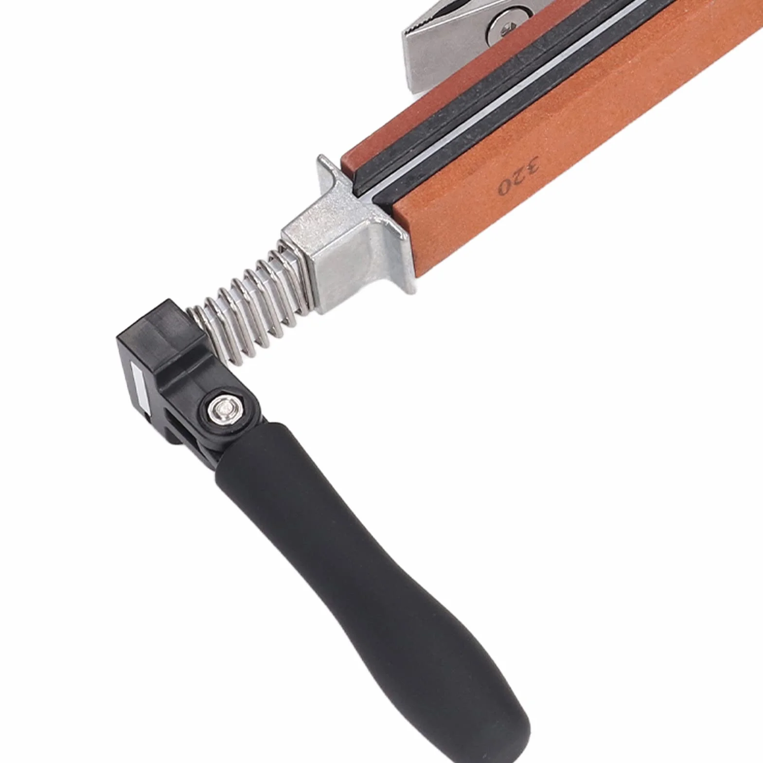 Zestaw do ostrzenia noży, 360° Flip Rotation Fixed Angle Knife Sharpening System with 4 Whetstones, Hex Wrench, Professional Kitchen Chef Knife Sharpening Kit, 120, 320, 600, 1500