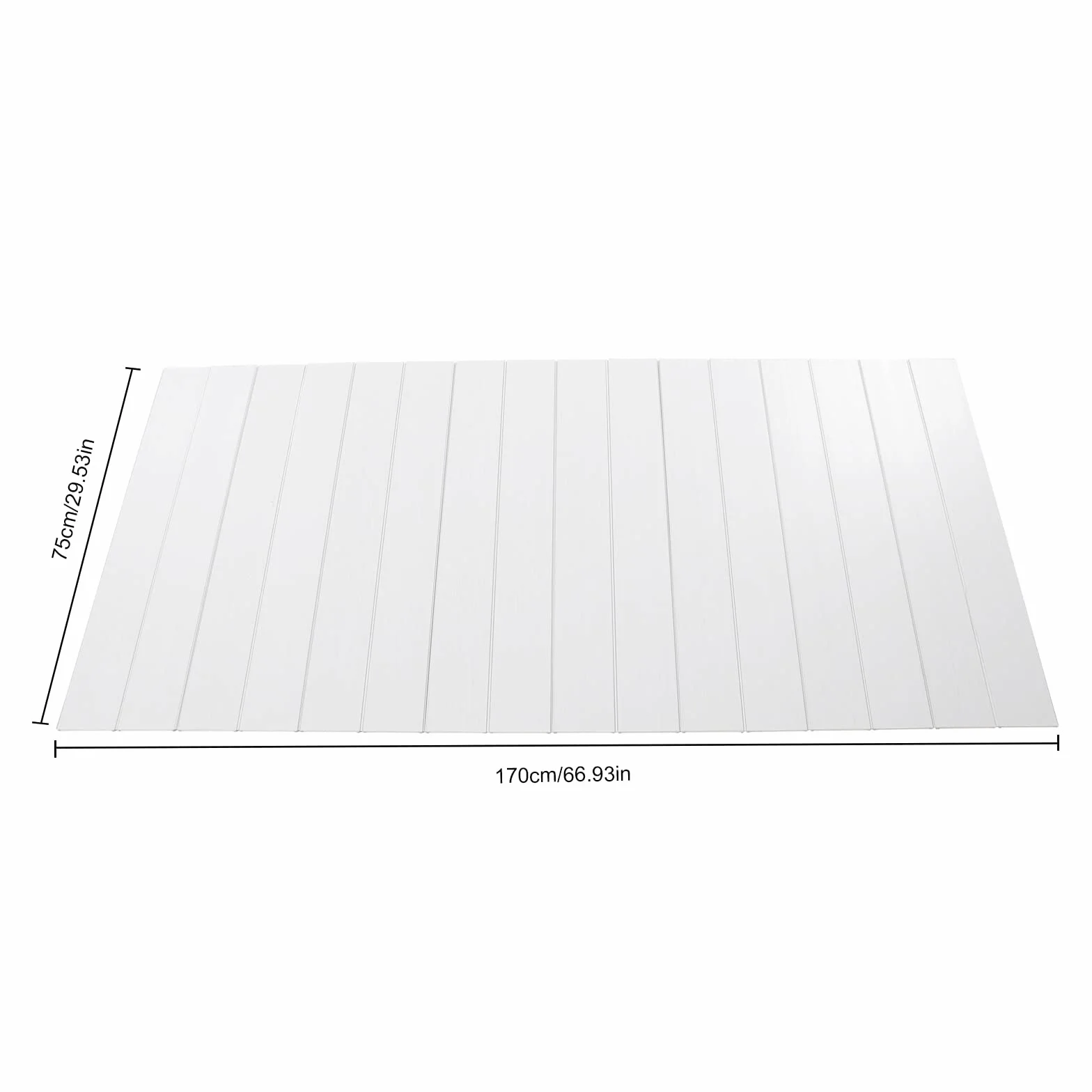 Osłona wanny 170 x 75 cm, składana osłona wanny, izolacja wanny z PCW, wodoszczelna i pyłoszczelna, do wanien domowych