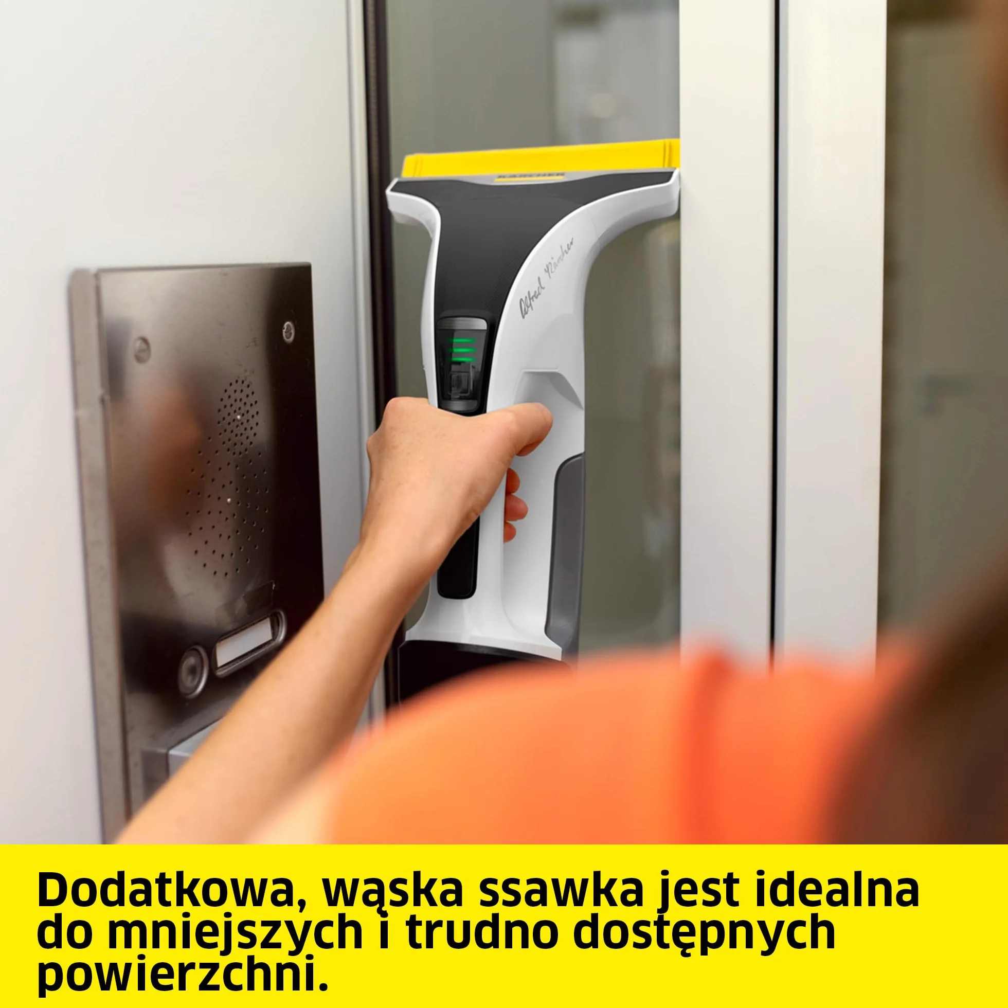 Kärcher myjka do okien WV 8 Signature Line, 55 min, 150 ml, 2 dysze ssące, zestaw