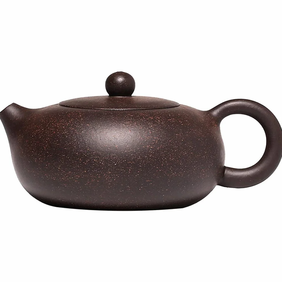 Czajniczek Zaparzacz Do Herbaty Czajniczek Ekspres Do Herbaty Płaskie Xi Shi Zika Butelka Czarny Złoty Piasek Teapot Collection Collection Prezent Herbata Zestaw