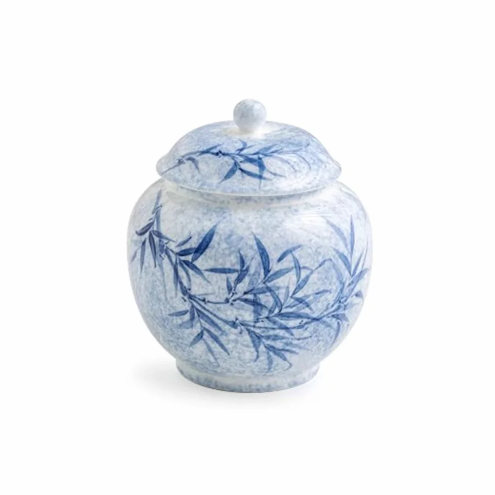 Puszka do herbaty Niebieskie i porcelanowe puszki na herbatę Ceramiczne zamknięte puszki gospodarstwa domowego Pu'er Czarna herbata Luźne przechowywanie herbaty Puszki na herbatę Puste pusz