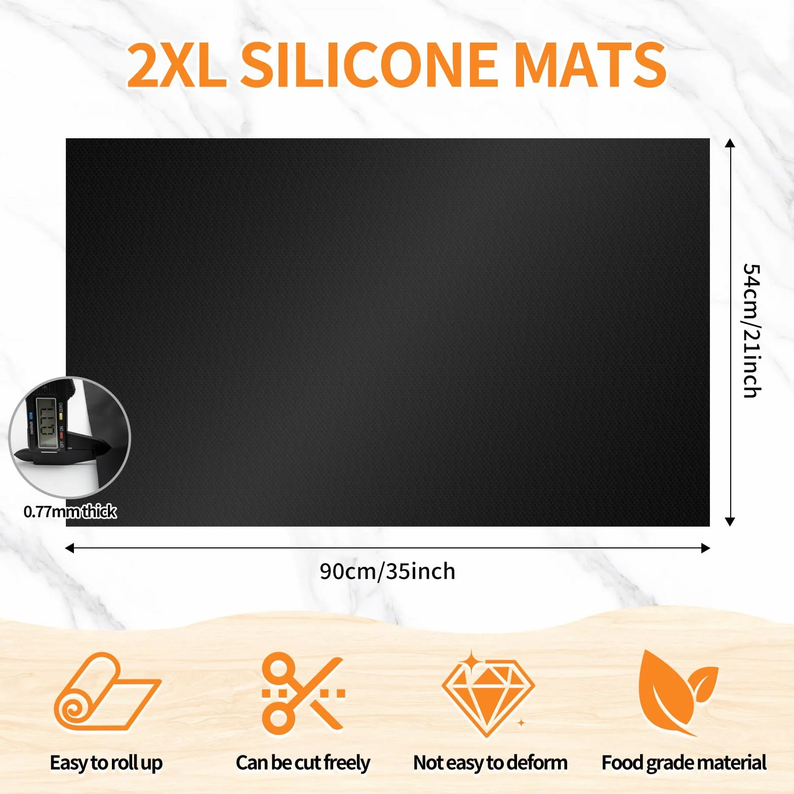 Duża silikonowa mata ochronna do płyty indukcyjnej: 54x90cm Pokrywa do płyty indukcyjnej, mata ochronna przed indukcją, materiał z włókna szkła i silikonu, termoizolacyjna mata odporna na