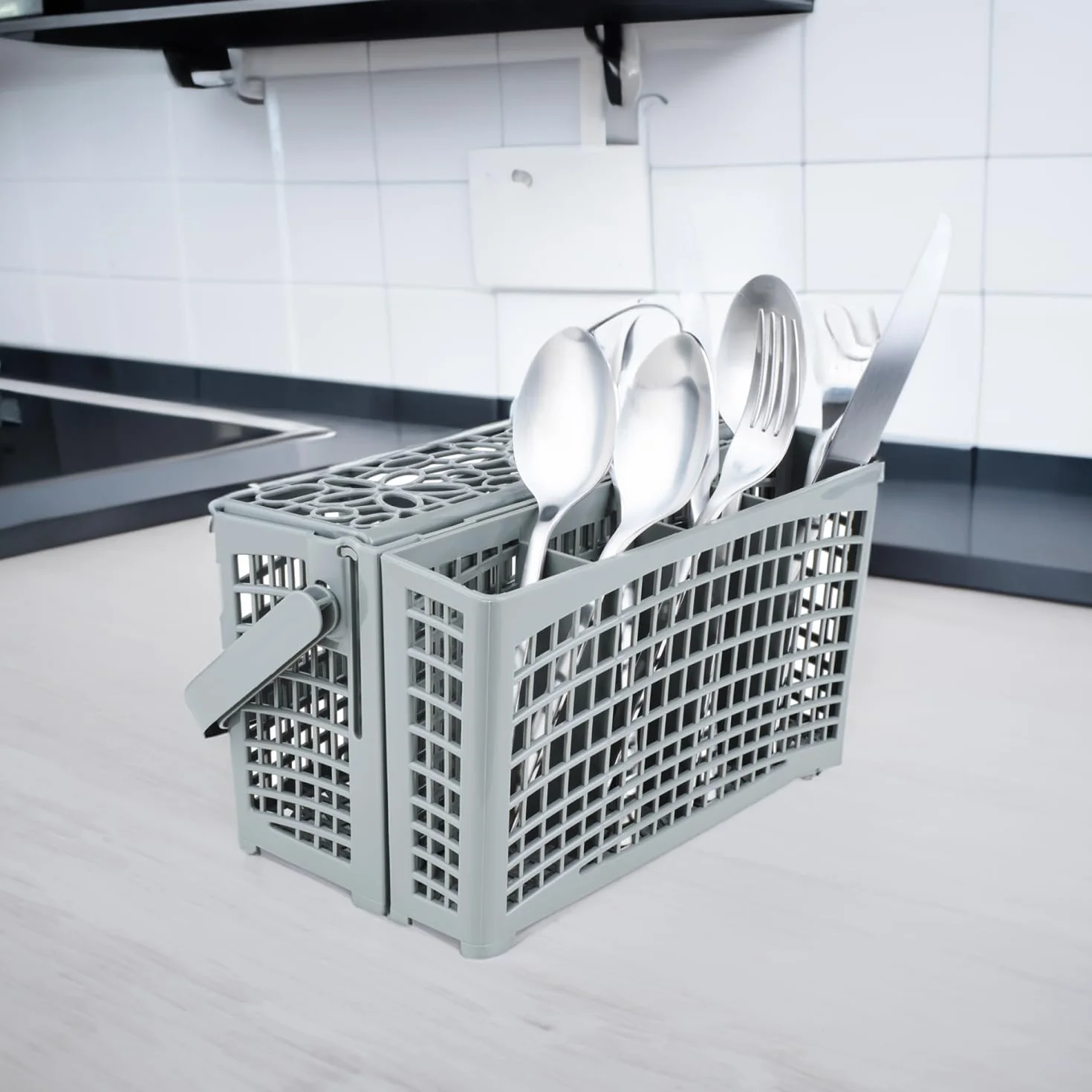 Uniwersalny kosz na sztućce do zmywarki - kosz na naczynia / sztućce - kompatybilny z Bosch, Maytag, Kenmore, Whirlpool, KitchenAid, LG, Samsung, Frigidaire, GE