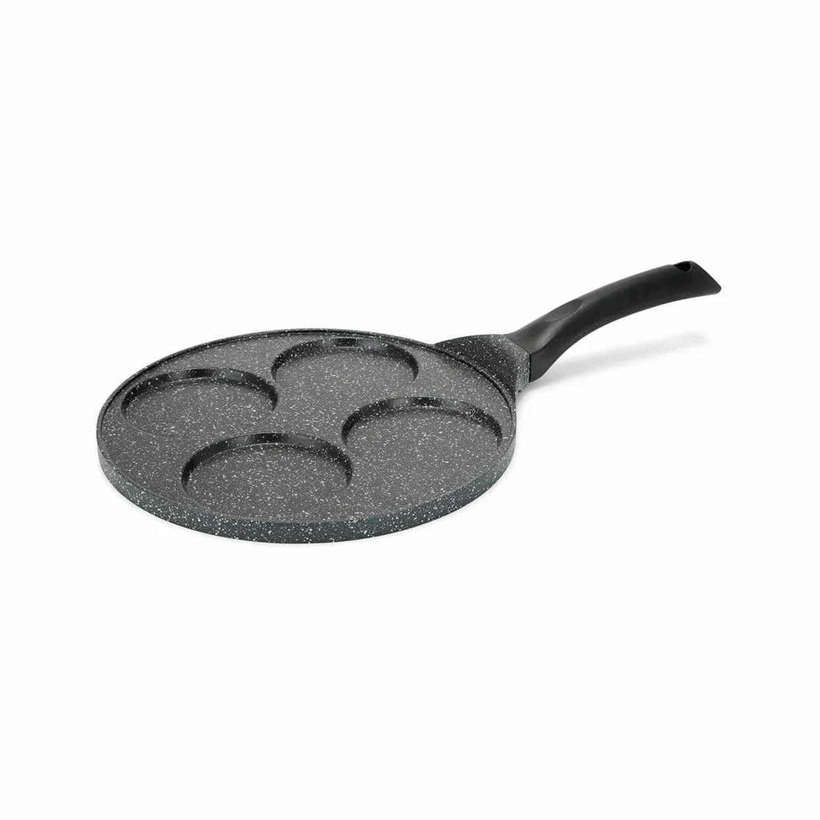 Livoo - Patelnia do naleśników MEP148 - nieprzywierająca, Ø 26 cm, 4 odciski Ø 10 cm, uchwyt bakelitowy, wszystkie palniki, w tym indukcyjne