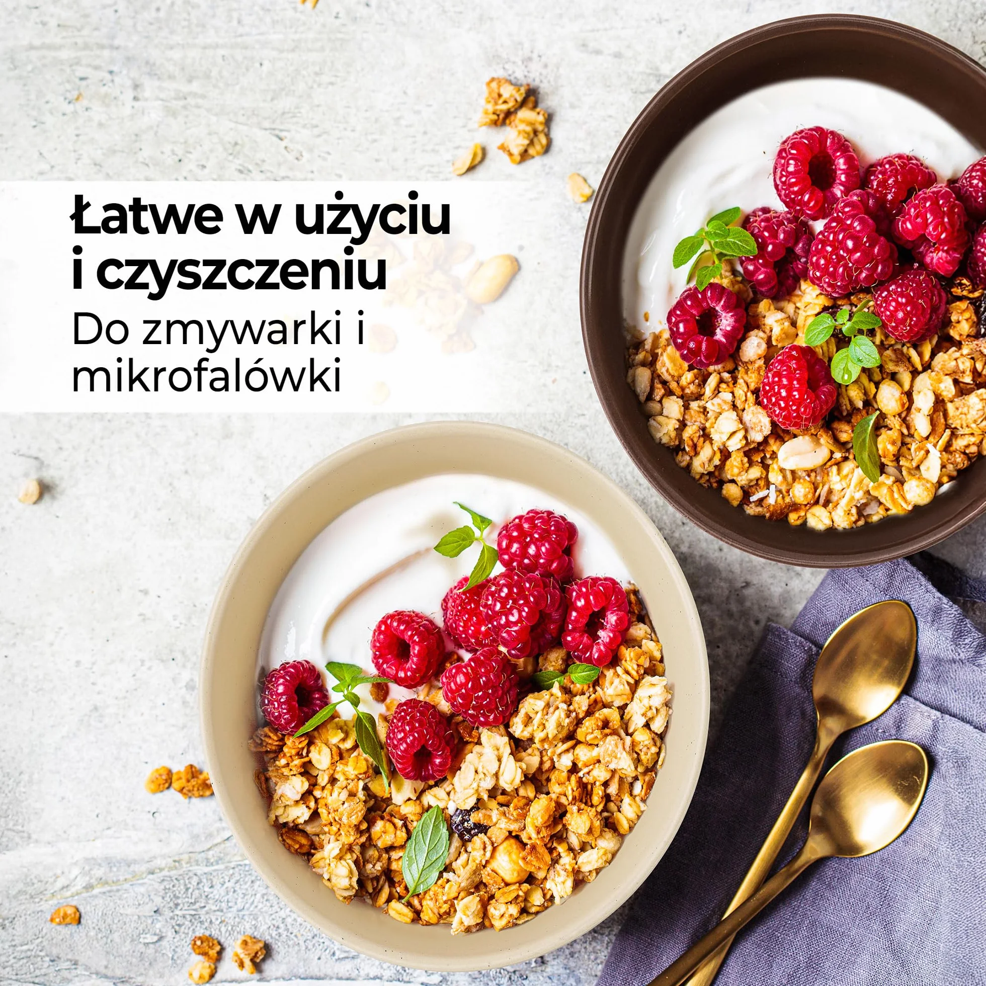 MIAMIO – Zestaw 4 miseczek ceramicznych o pojemności 820 ml/Zestaw miseczek śniadaniowych do sałatek, owsianki, owoców, ryżu – Kolekcja Aura (Przytulny neutralny, Miski (4x))